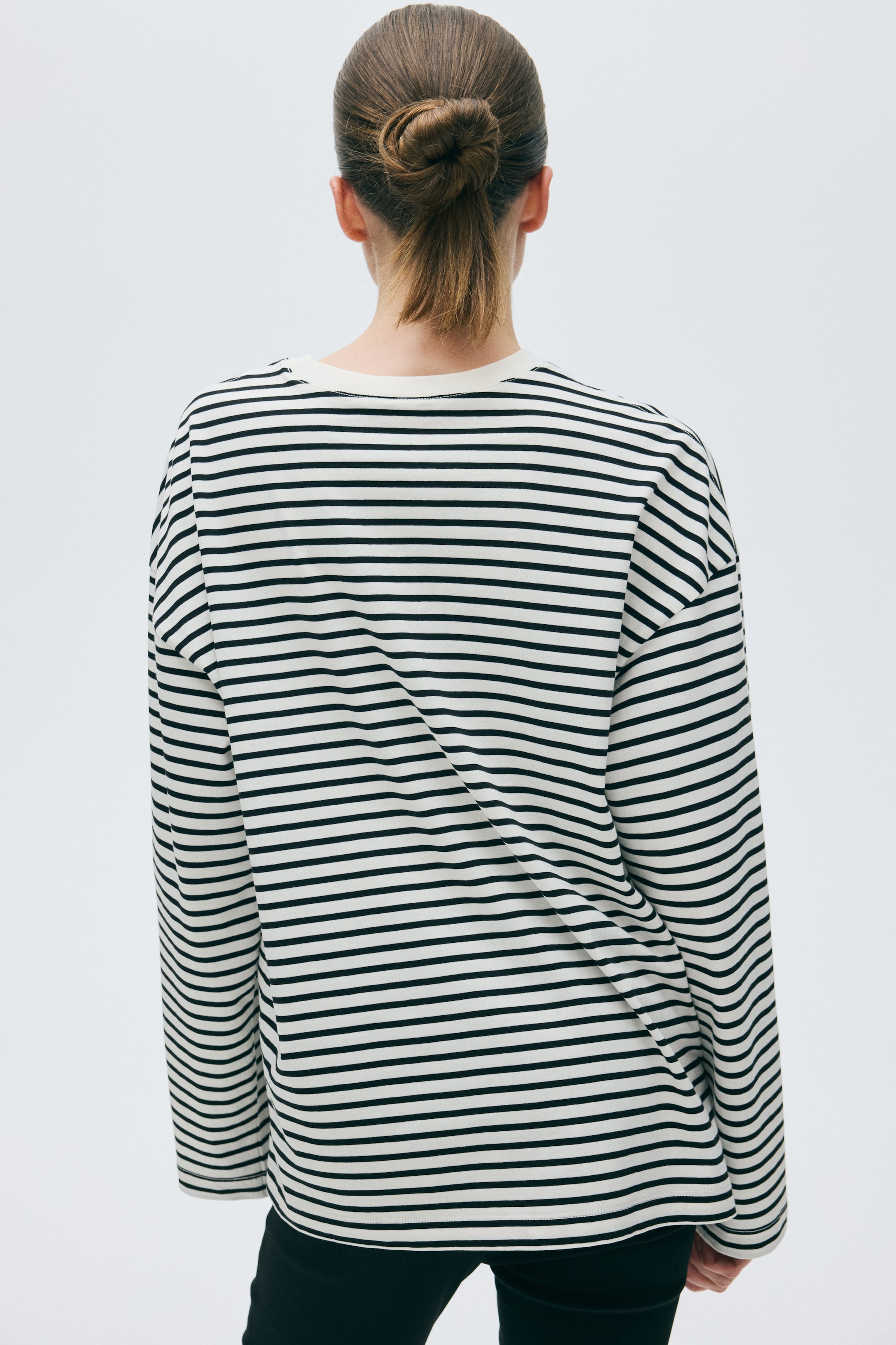 Long-Sleeved Cotton Top