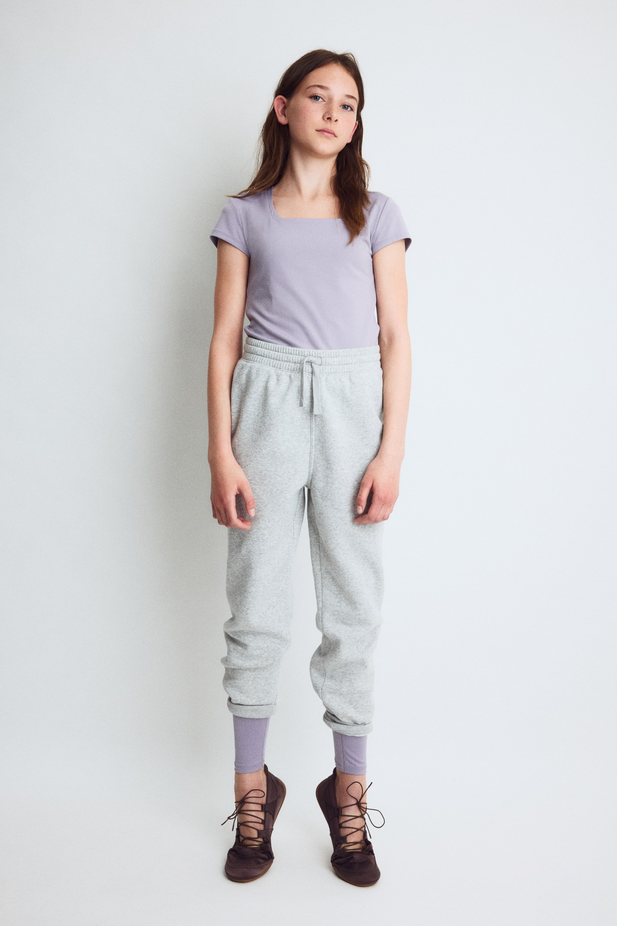 Grotere afbeelding bekijken: Sporttop met DryMove™ - Dusty lila - KINDEREN | H&M NL 1