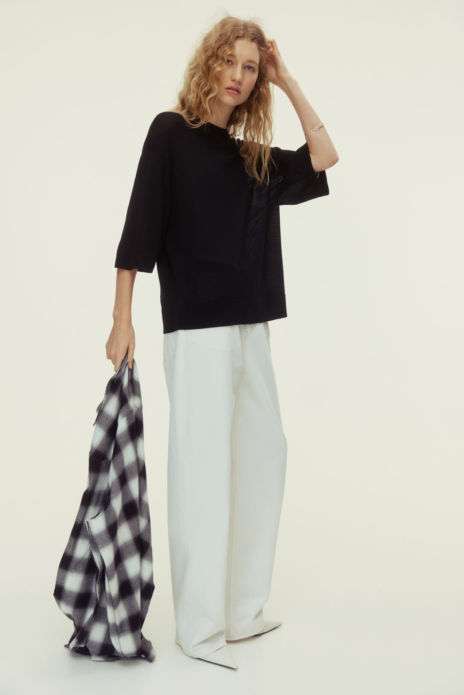 Merino wool T-shirt - Black - 5