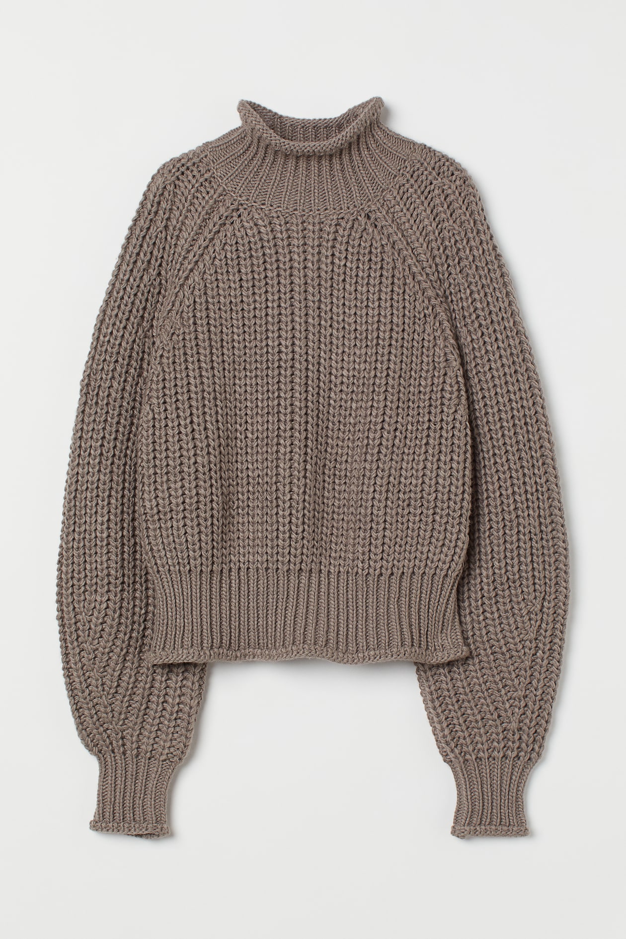 Knit Sweater - Dark taupe - Ladies | H&M US