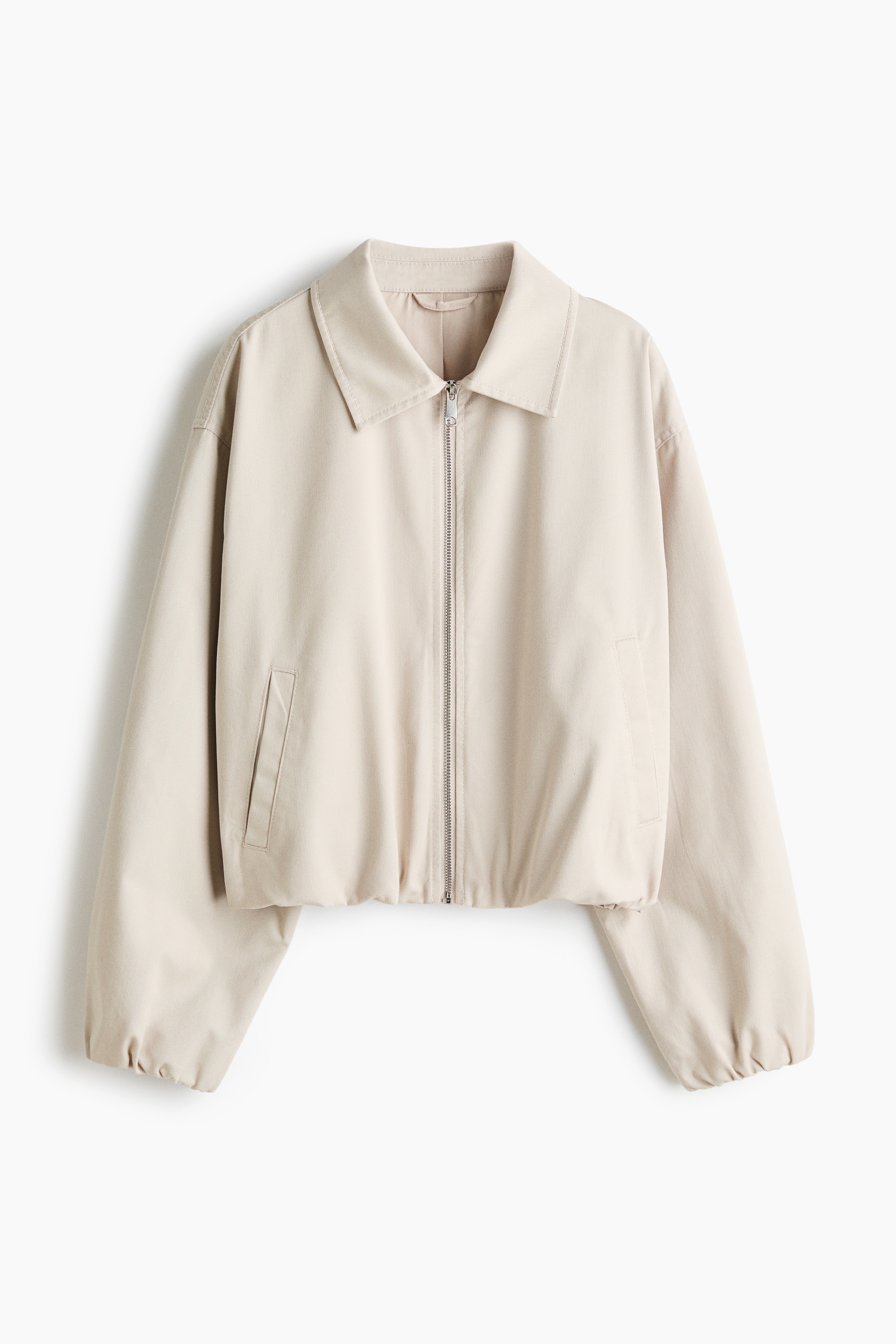 Blousonjack - Lichtbeige/Donkerbruin