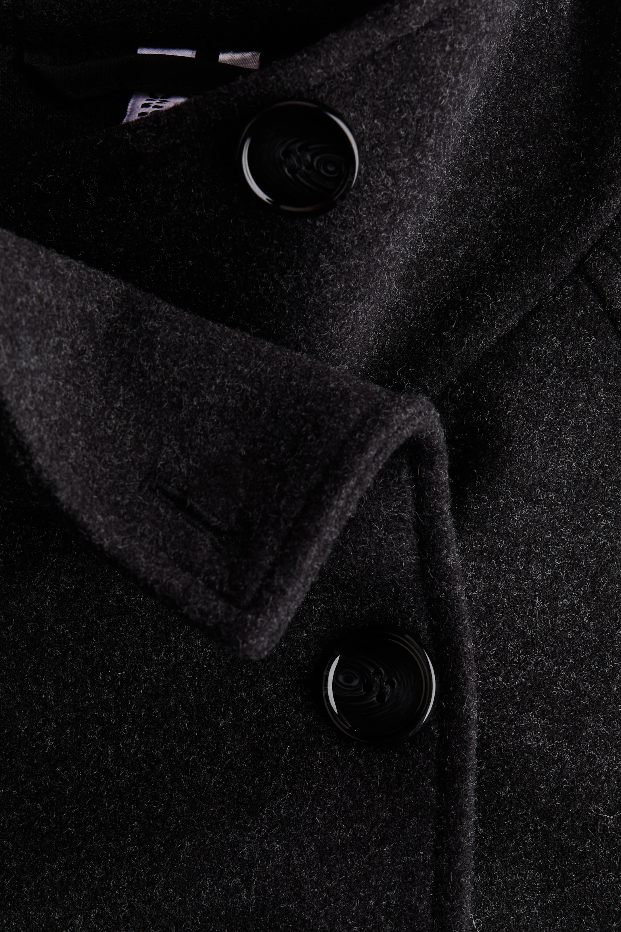 Women's Dark grey Oversized felted jacket | H&M GB