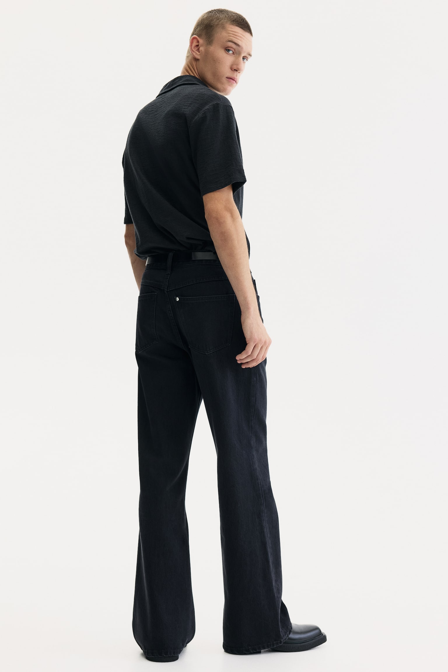 Camisa resort Regular Fit de punto - Negro/Verde caqui oscuro/Blanco/Beige oscuro/Verde caqui - 6