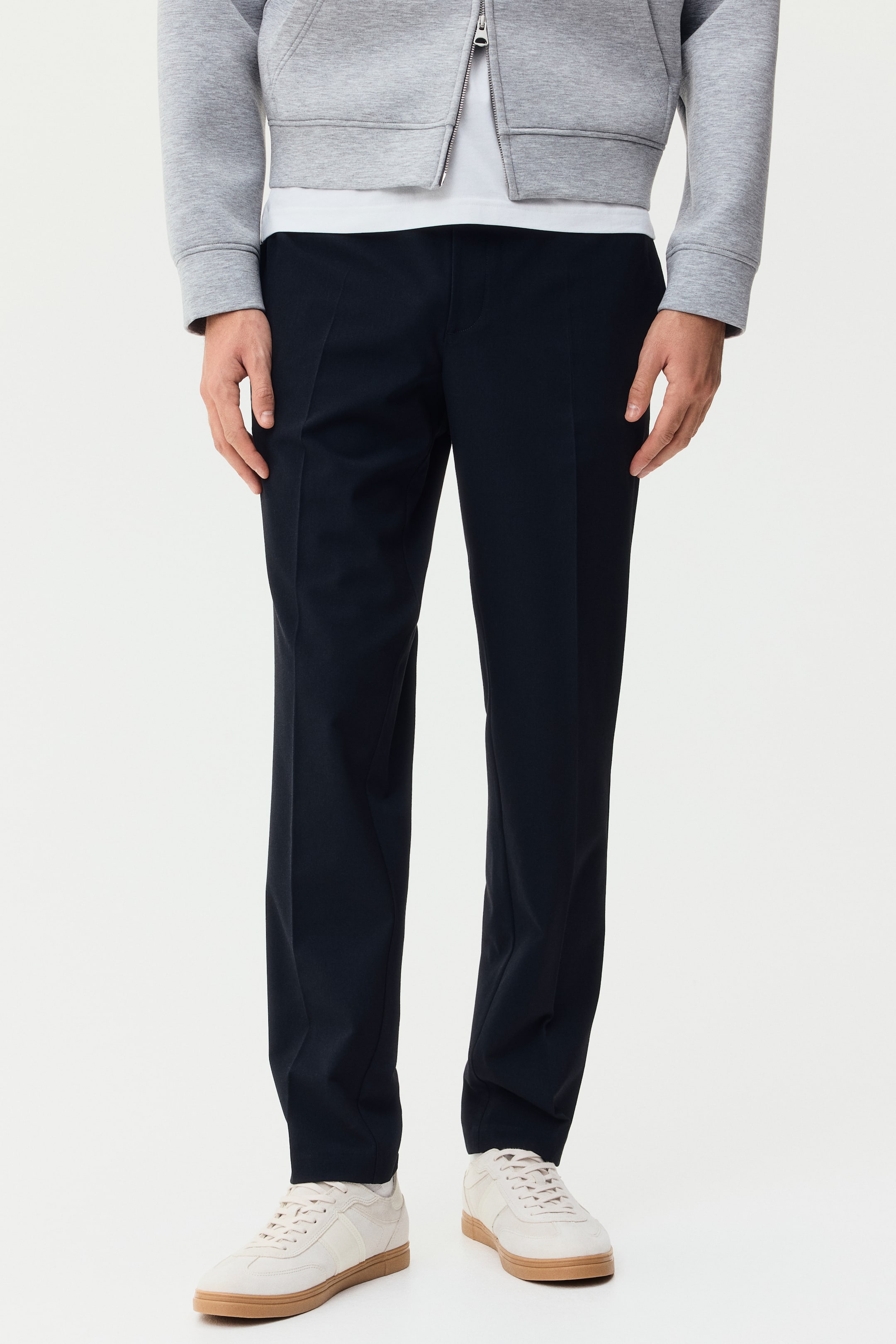 Agrandir l'image: Pantalon jogger de costume Slim Fit - Bleu foncé - HOMME | H&M CH 2