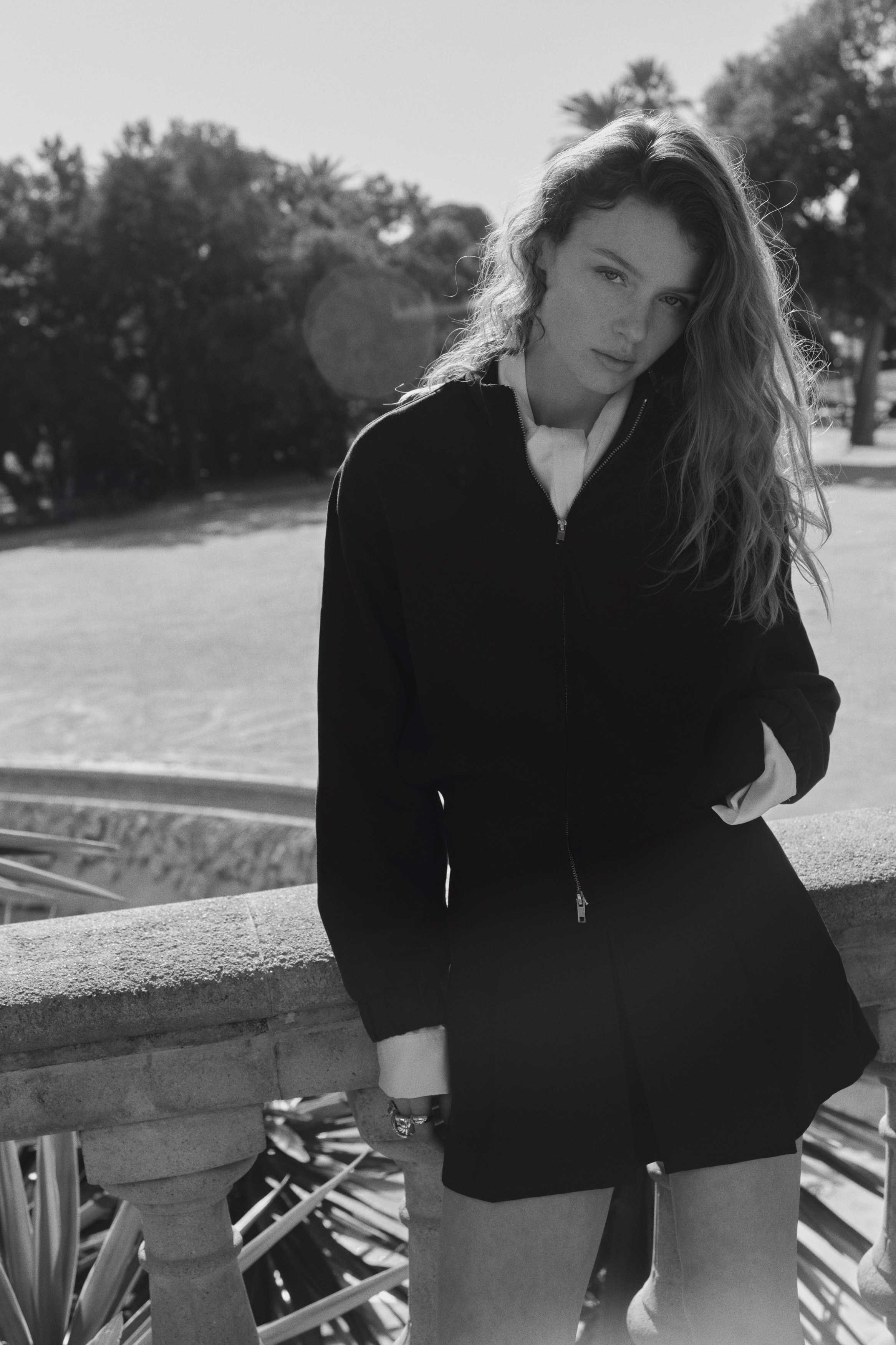 Bomber Jacket - Navy blue