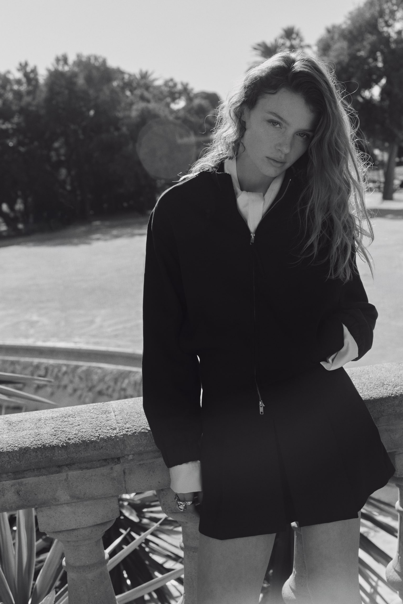 Bomber jacket - Navy blue - 1