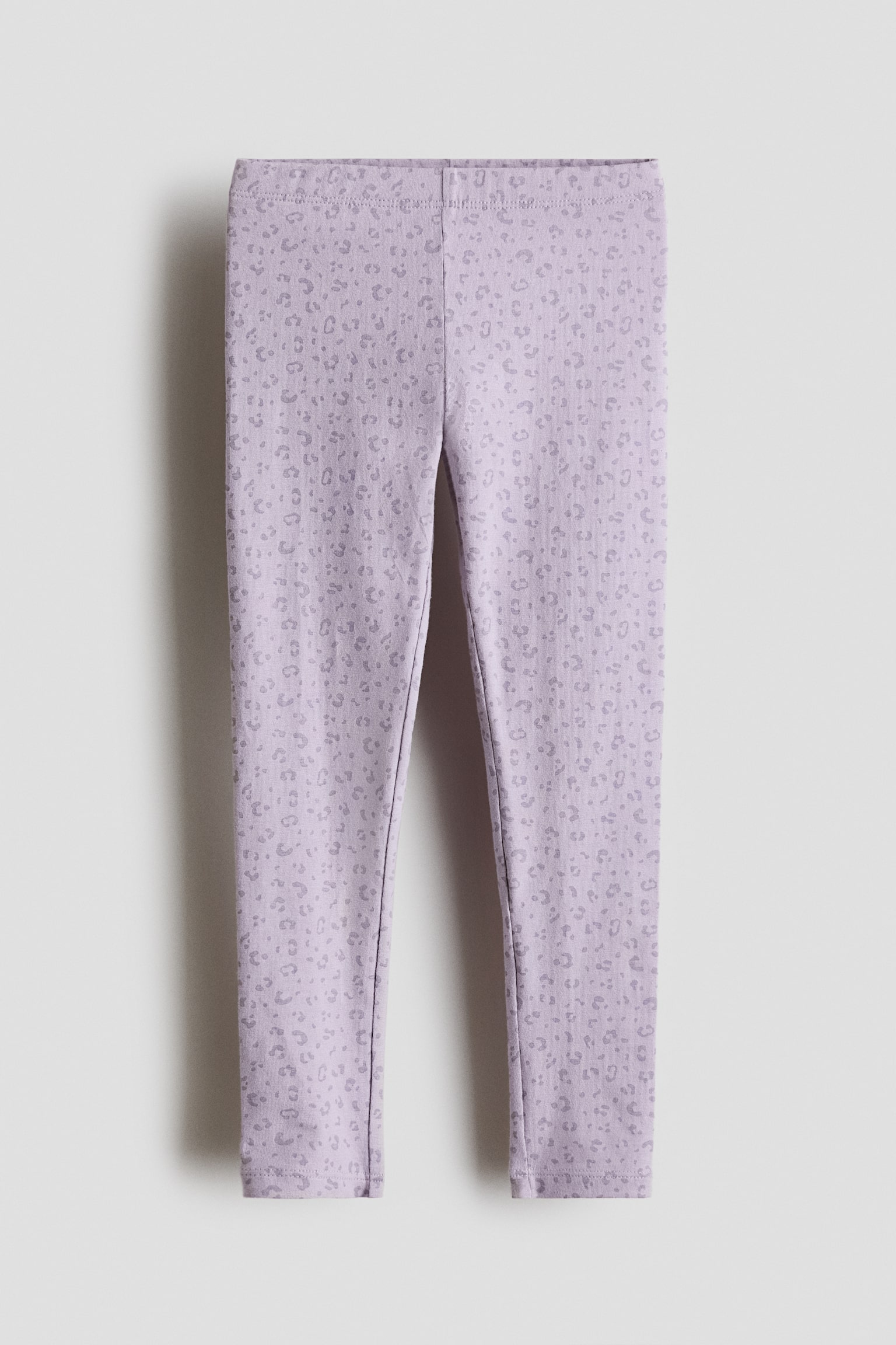 Bawełniane legginsy - Zakurzony fiolet/Panterka/Jasnoróżowy/Serca/Jasnobeżowy/Panterka/Jasnoróżowy/Serca/Czarny