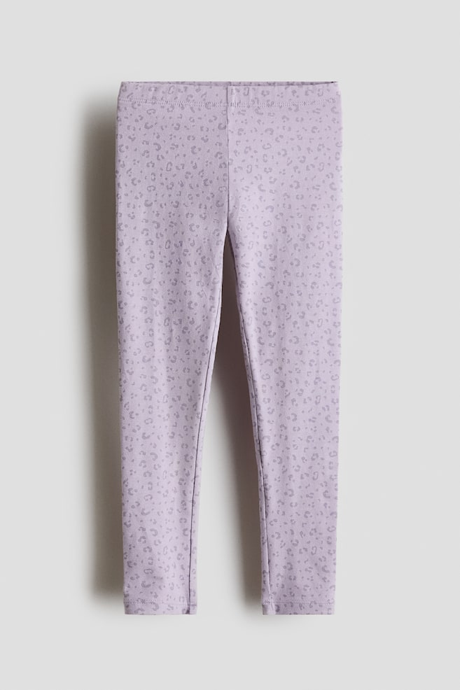 Katoenen legging - Dusty paars/luipaarddessin/Zwart/Lichtroze/hartjes/Lichtroze/hartjes/Lichtbeige/luipaarddessin - 1
