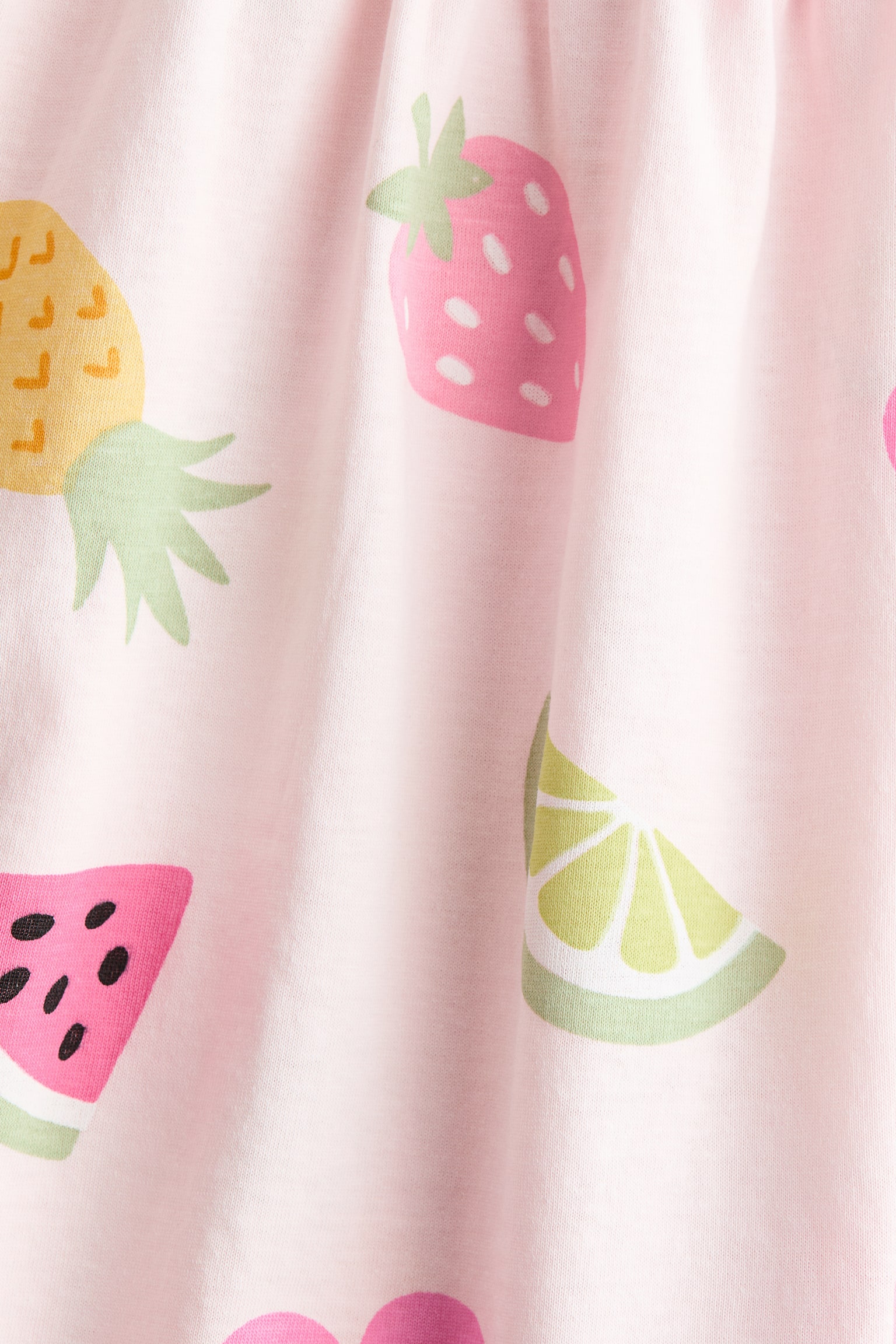 Patterned cotton dress - Light pink/Fruits/Light yellow/Lemons/Light blue/Striped/Light pink/Strawberries/Light pink/Unicorns/Light blue/Butterflies/White/Pink floral/Light green/Cherries/White/La Dolce Vita/Cream/Floral/Light blue/Bows/Multi-coloured/Striped/White/Watermelons/Yellow/Lemons/White/Butterflies/Light blue/Floral/Beige/Leopard print/Light pink/Bows/Light peach/Strawberries/Light purple/Bows - 2
