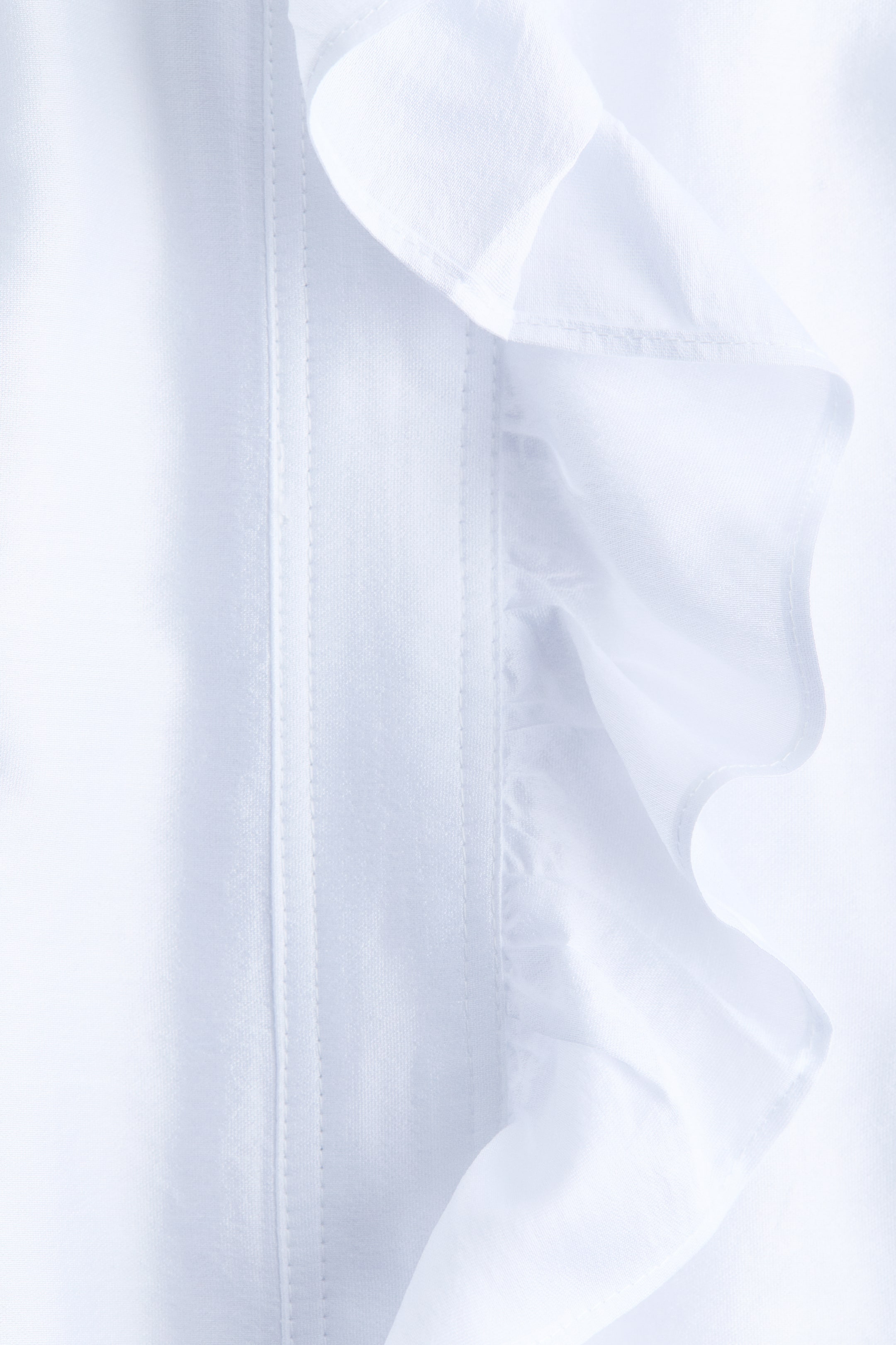 Ruffled Button-Front Blouse