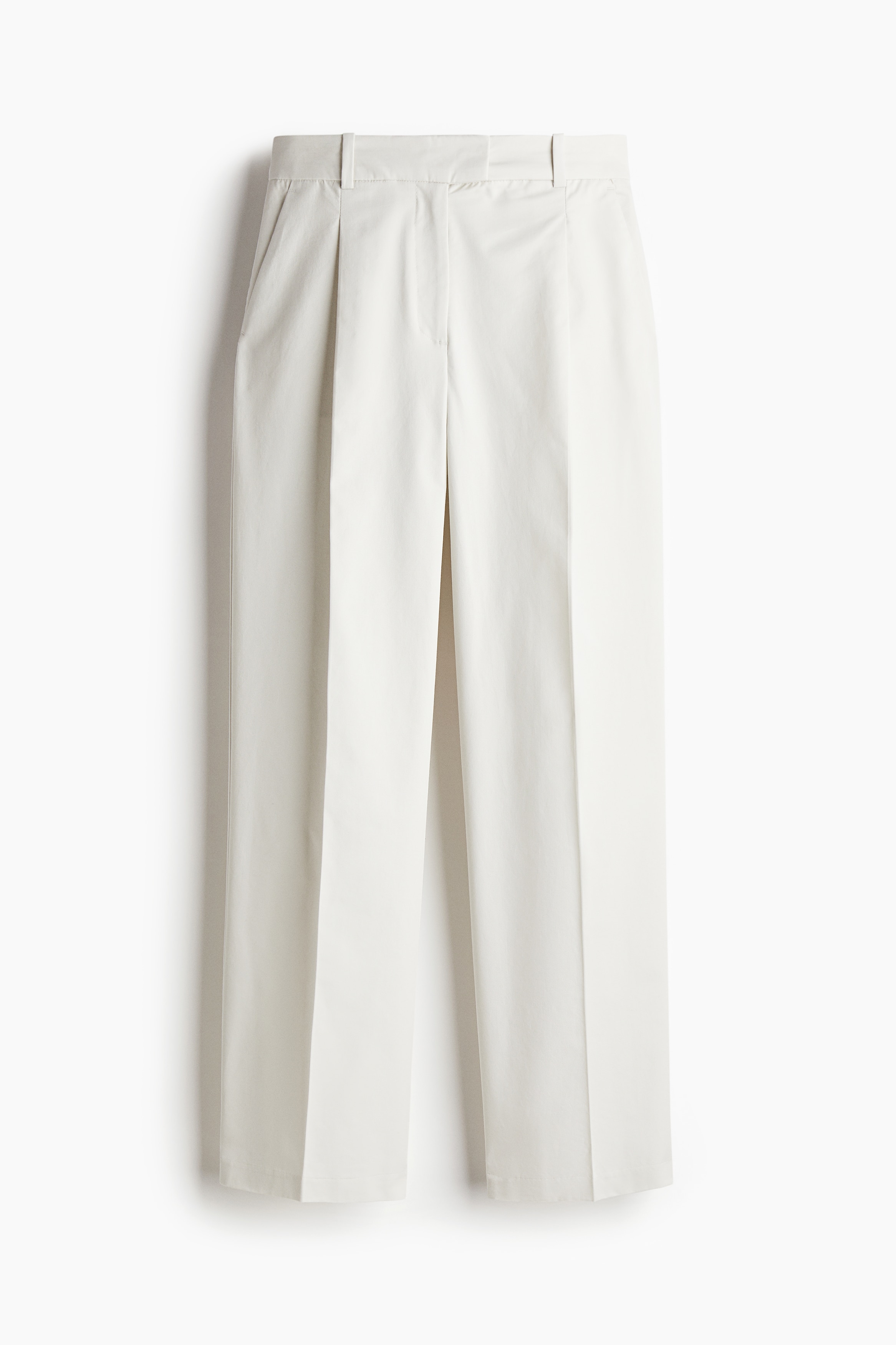 Chinos con piega - Bianco/Beige/Beige