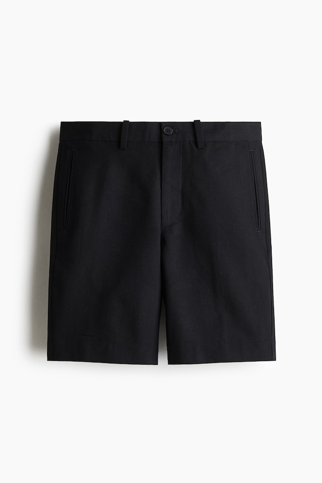 Short chino Regular Fit - Noir - 1