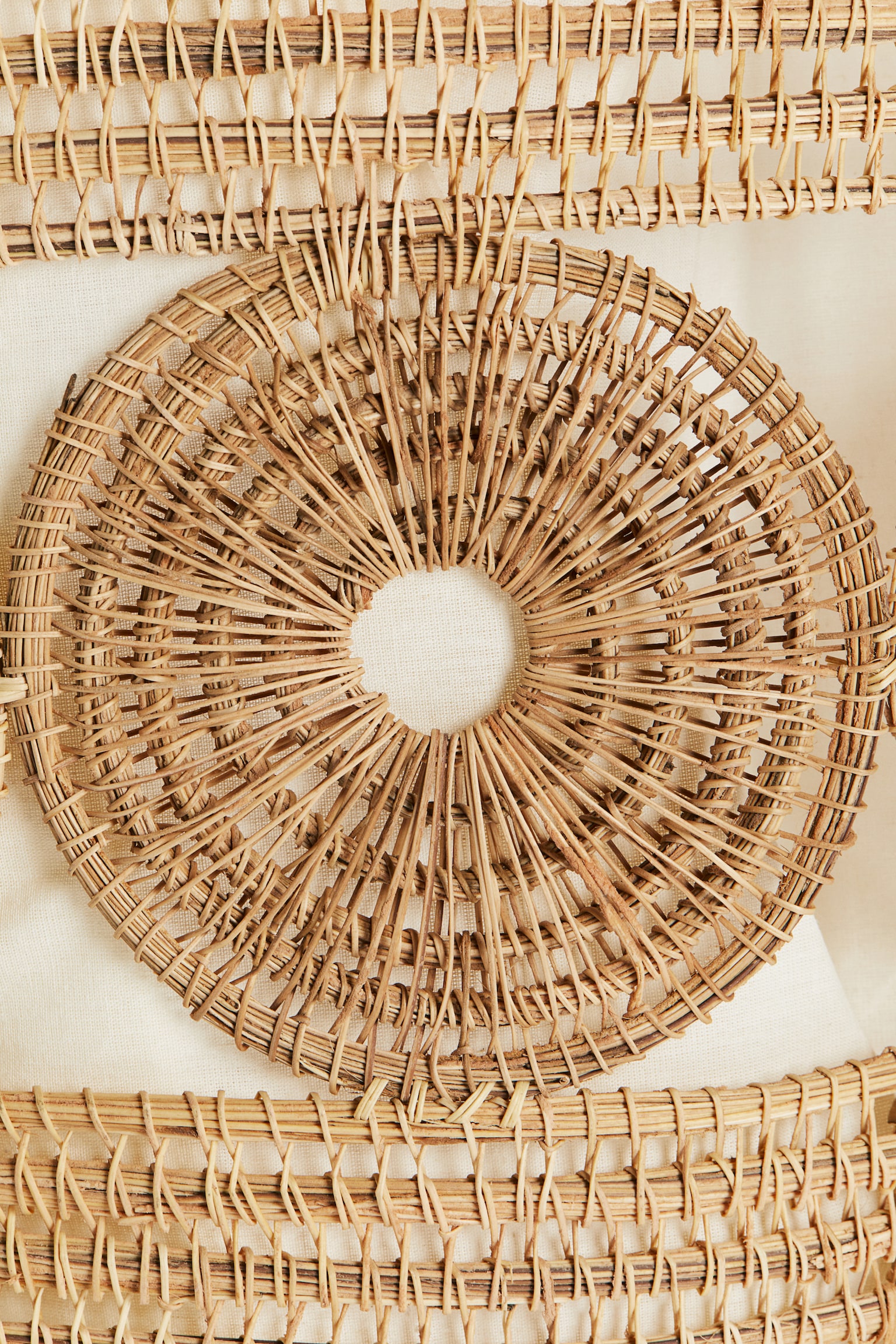 Straw laundry basket - Light beige - 3