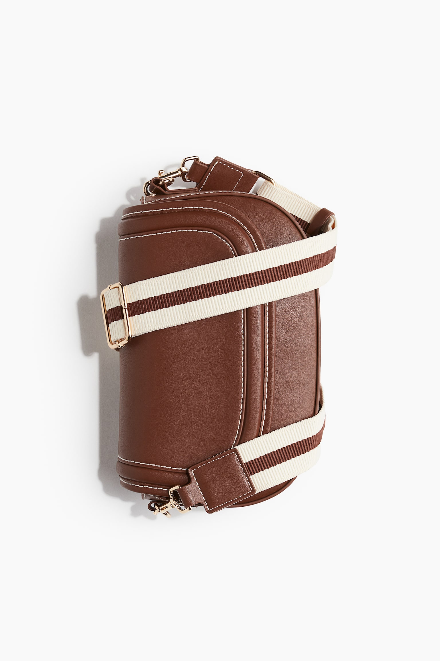 Crossbody Saddle Bag - Brown - 4