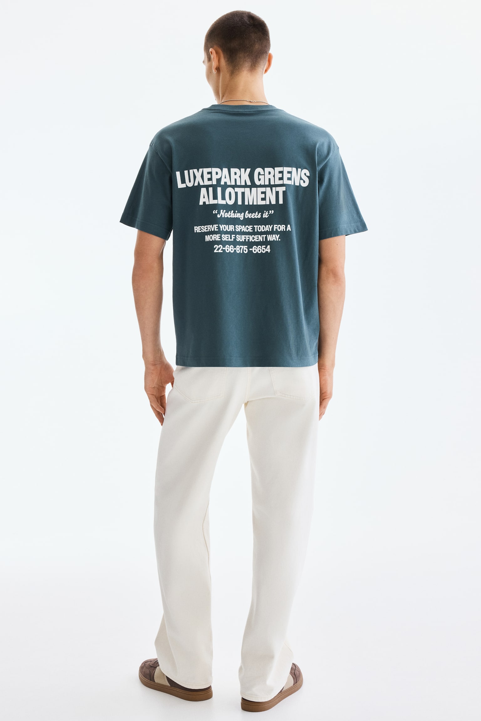Loose Fit Printed T-shirt - Dark turquoise/Allotment/White/Landry's/Black/Brooklyn/Black/Keep the wild/Brown/Adapt/Brown/Sierra Crest Motors/Khaki green/Adapt/White/Flowever/Blue/San Diego/Black/Trust yourself/Black/Campioni Del Mondo/Black/Phys. Ed. Class/Brown/Street hoops/White/Red Rock/Turquoise/Emotional currents/Navy blue/Not All Things Lost - 5