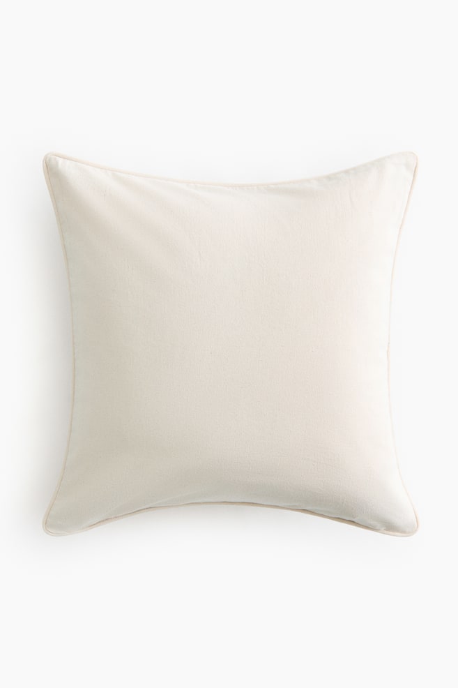 Canvas cushion cover - Light khaki green/Pink/Beige/Yellow/Dark dusty pink/Blue/Light beige - 2