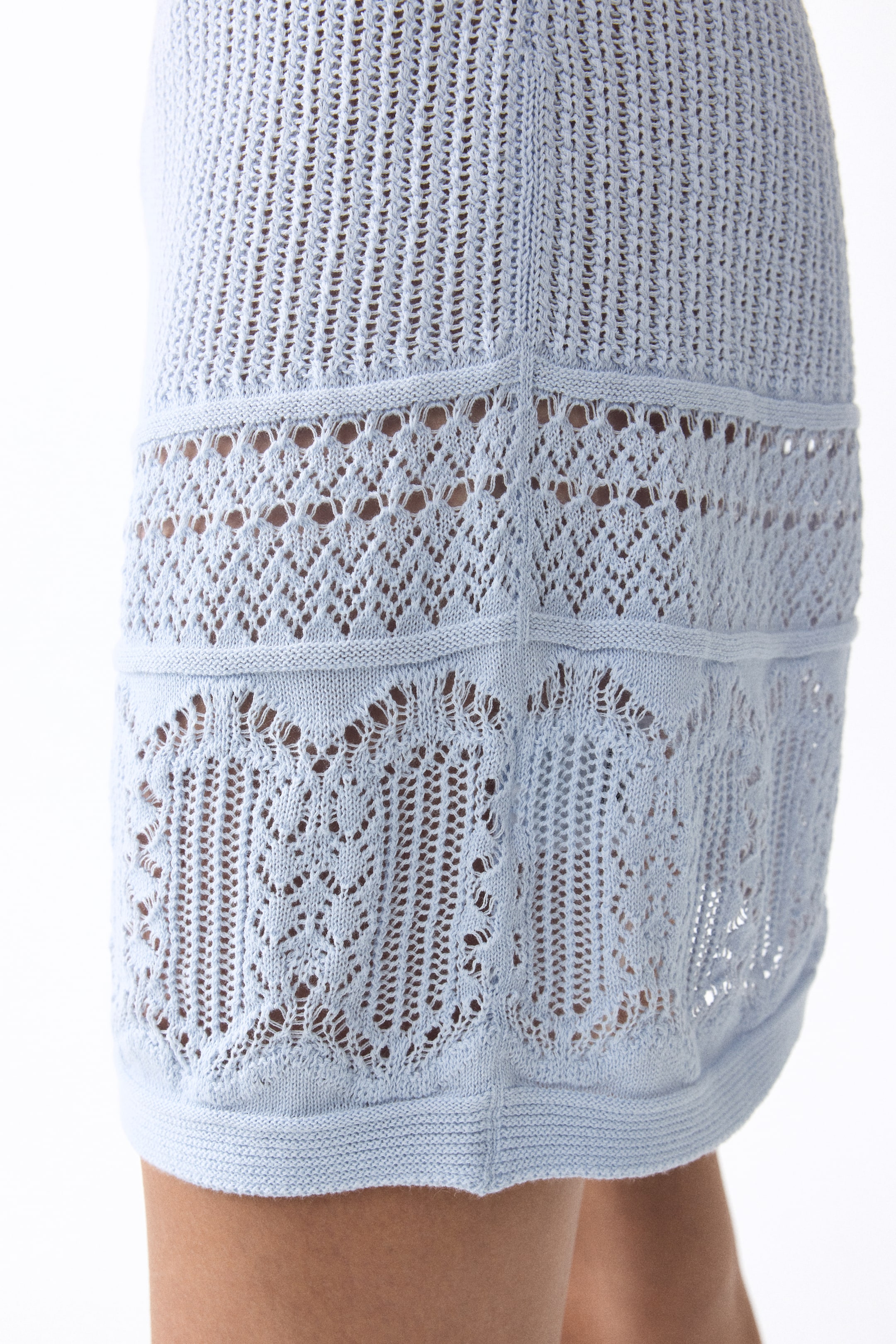 Pointelle-Detail Dress