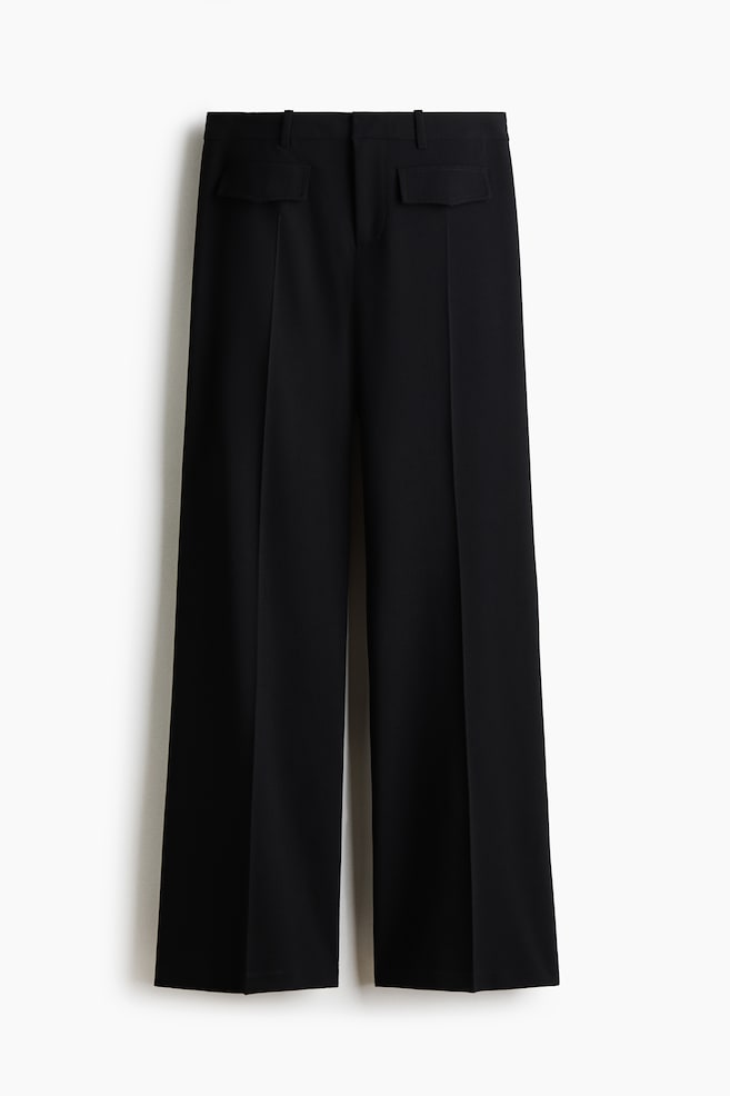 Pantalón sastre - Negro/Beige claro - 1