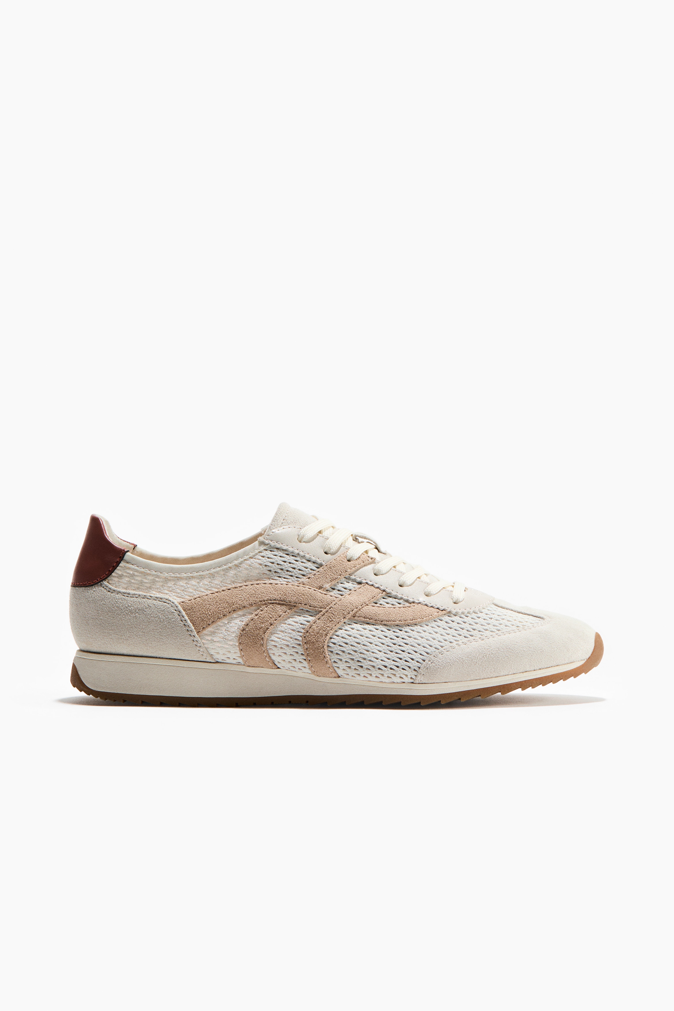 Sneaker - Cremefarben/Bright red/White