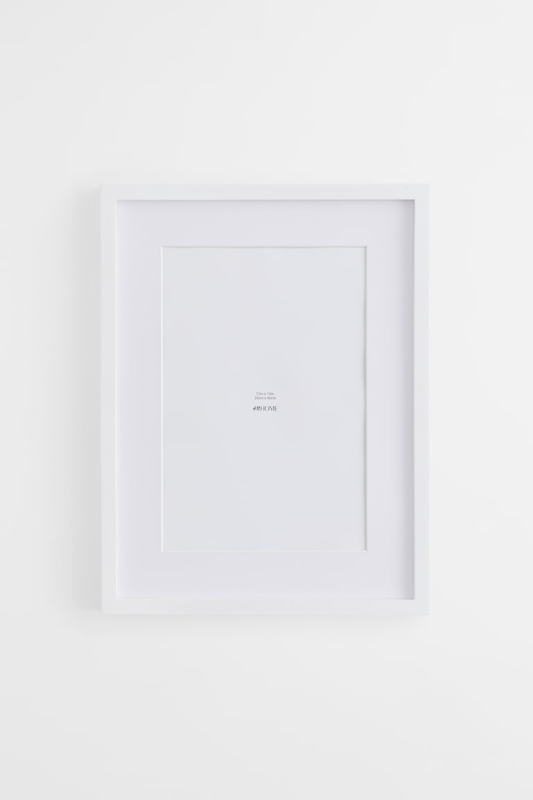 Wooden Frame - White - Home All | H&M US