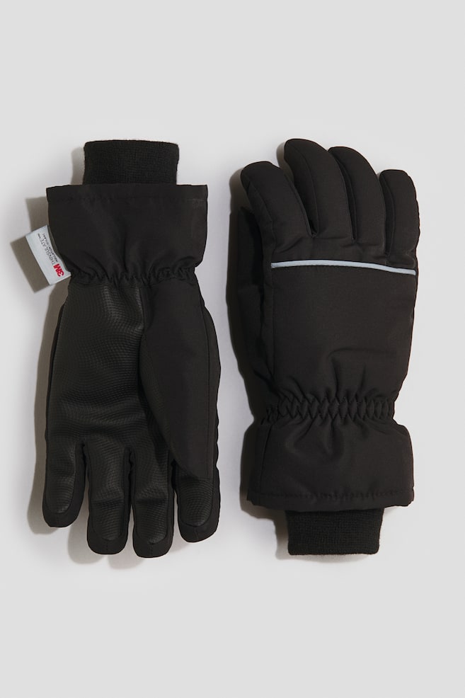 Water-repellent padded gloves - Schwarz - 1
