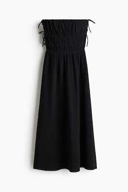 Bandeauklänning i muslin