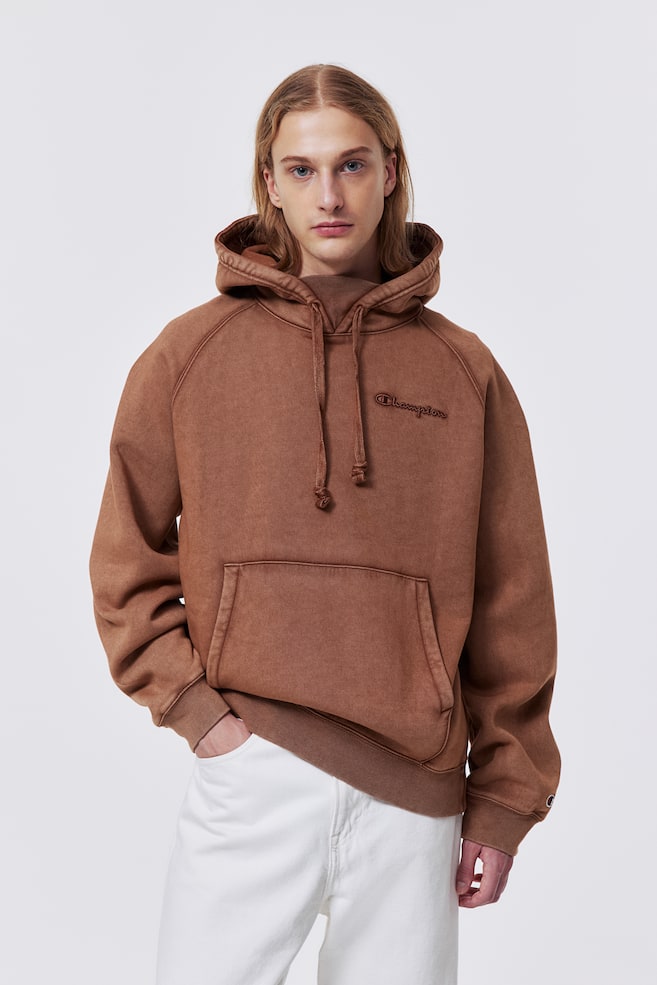 Hooded Sweatshirt - Brunette - 1