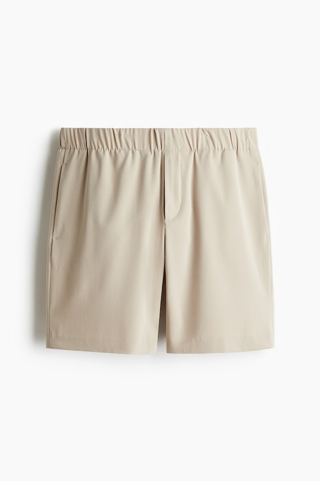 Shorts Relaxed Fit - Beige/Schwarz - 1