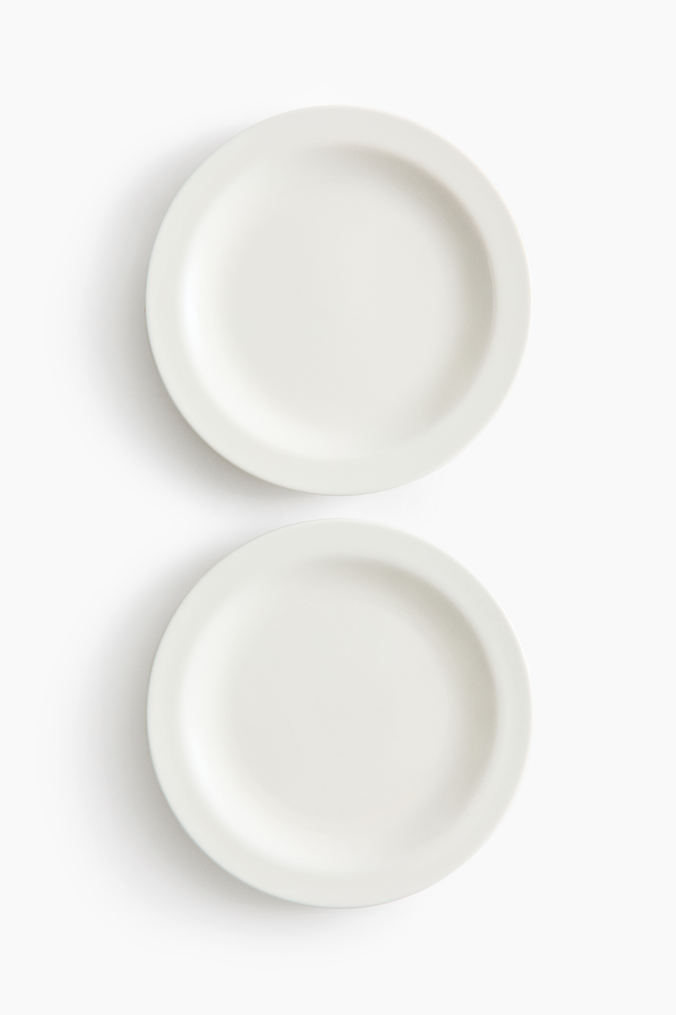Lot de 2 grandes assiettes en porcelaine