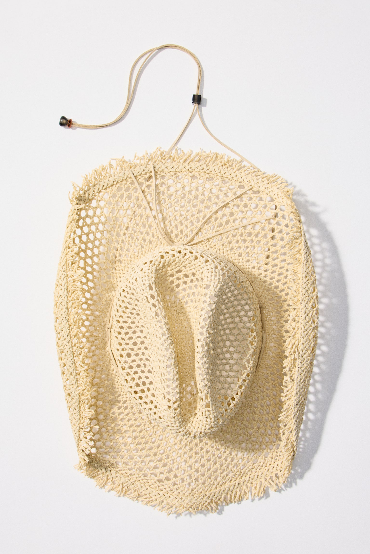 Straw cowboy hat - Beige - 1
