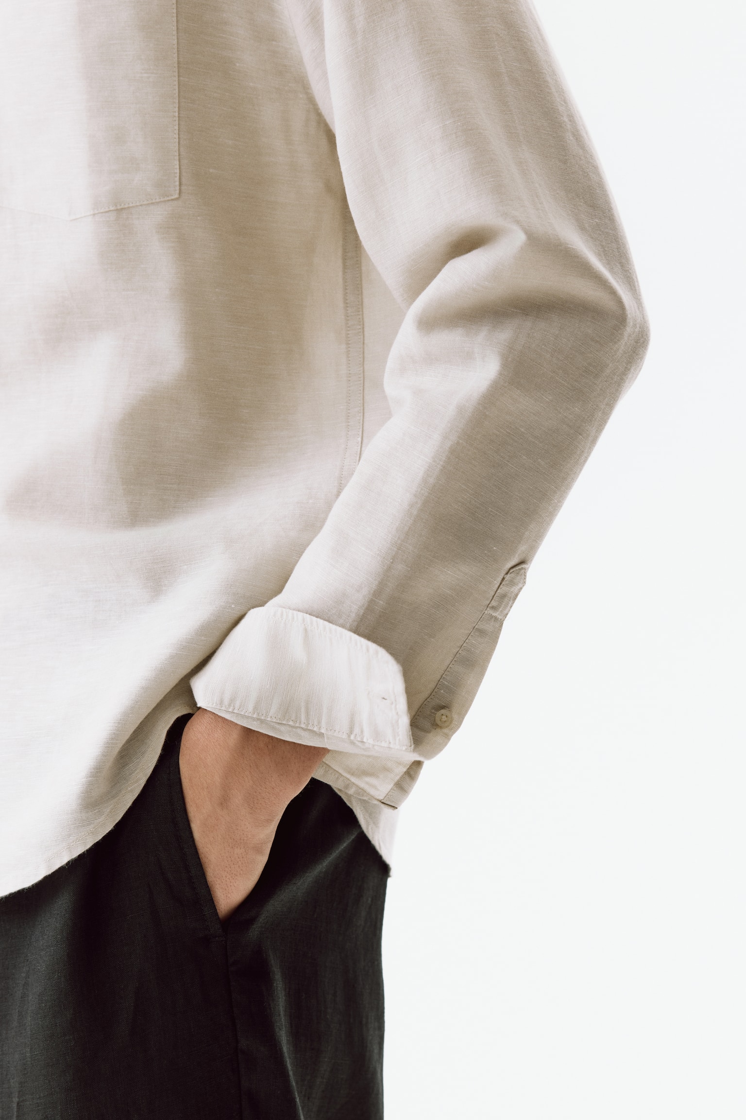 Chemise Relaxed Fit en lin mélangé - 6