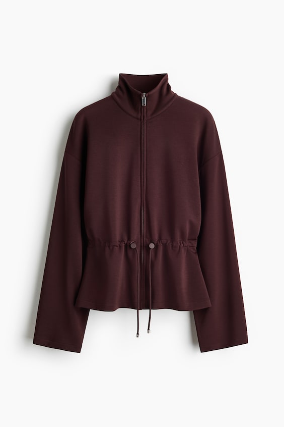 Женские худи H&M Drawstring-Detail Sweatshirt Jacket