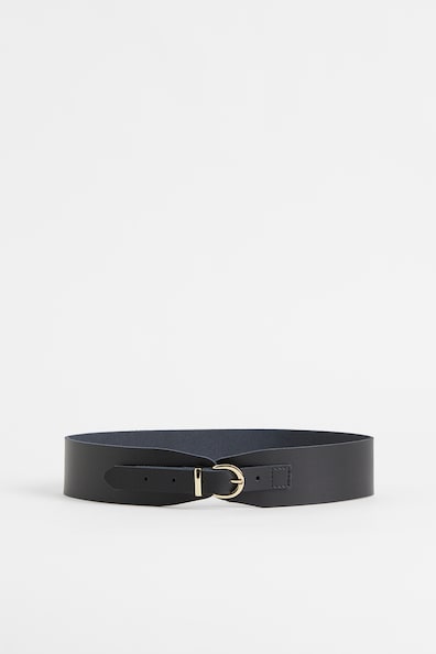 Leather Waist Belt - Black - Ladies | H&M GB