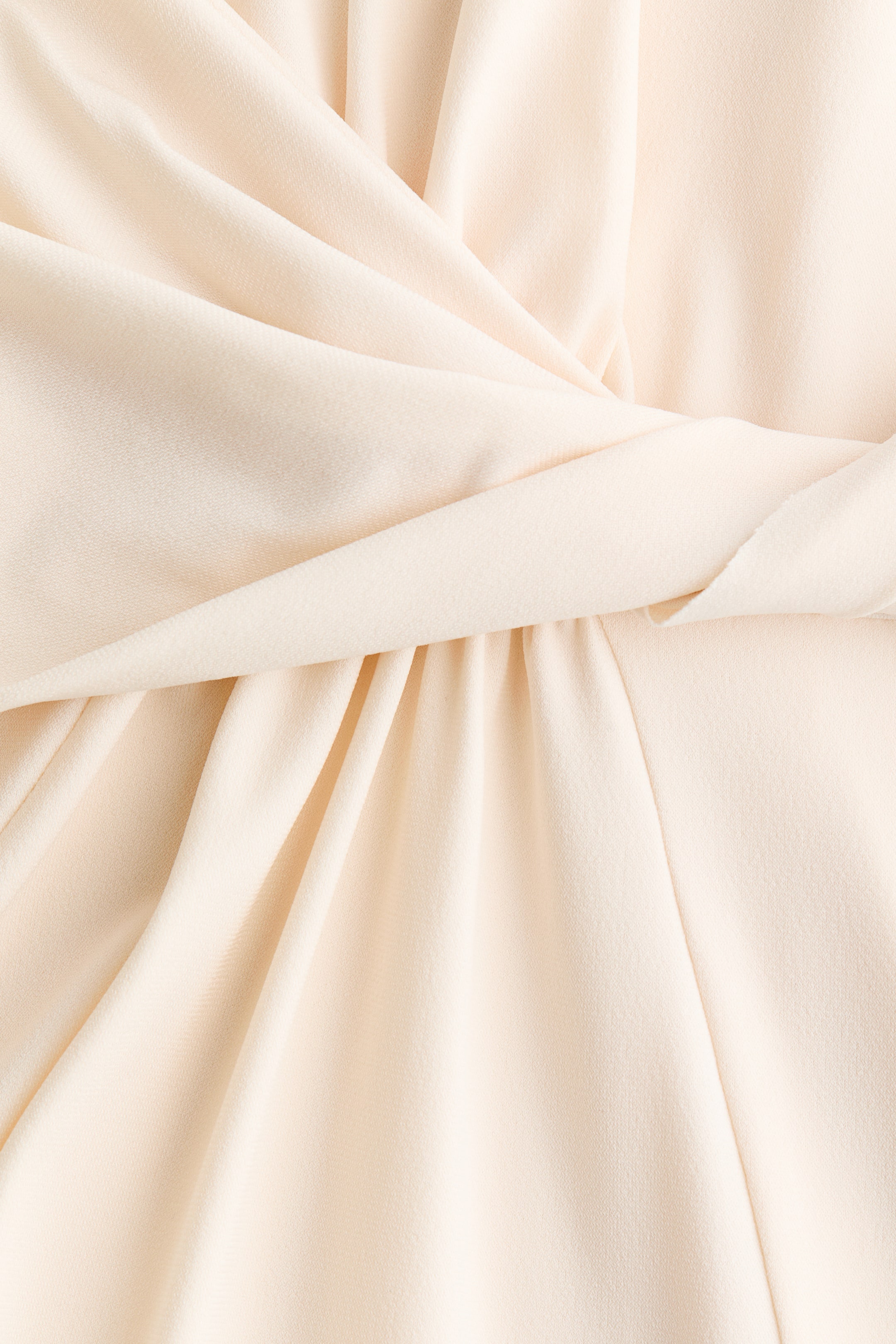 Asymmetric Twist-Detail Dress