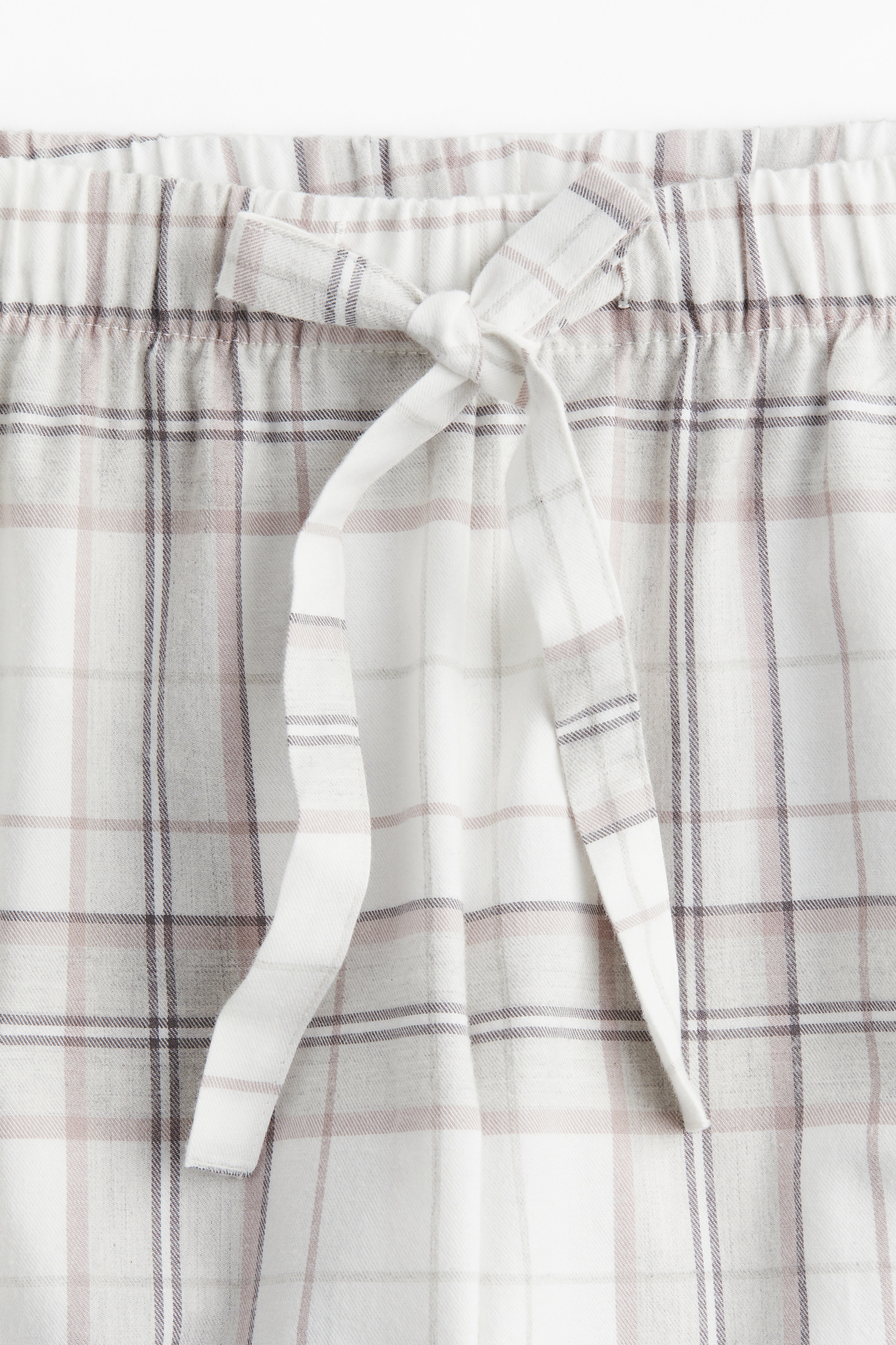 Pantalon De Grossesse H&M En Coton Blanc - Taille 6-8 Avec Haut Taille S - Idéal Pour Future Maman