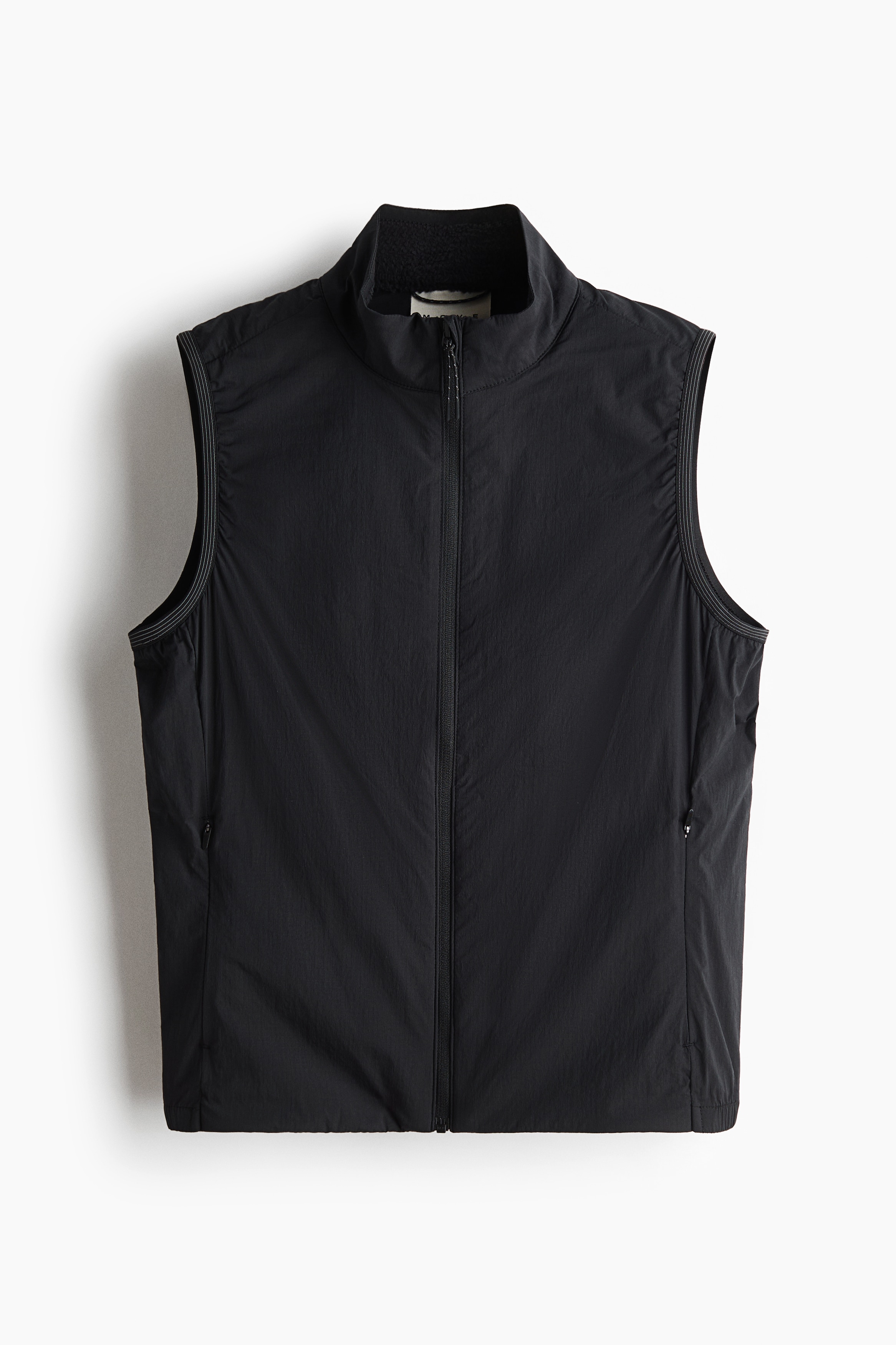 Water-repellent sports gilet - Black
