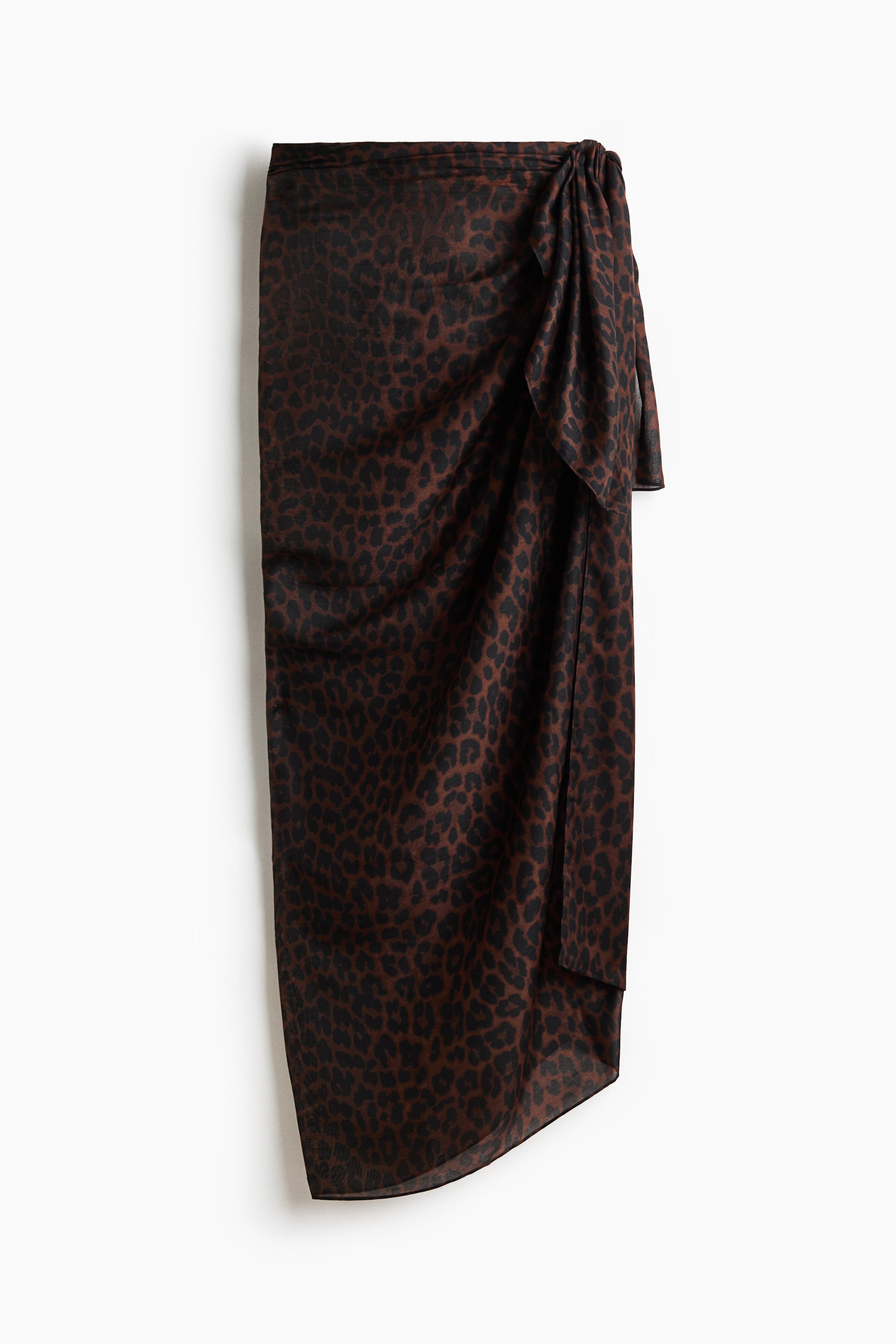 Ampliar la imagen: Pareo - Café/Diseño de leopardo - Ladies | H&M MX 1