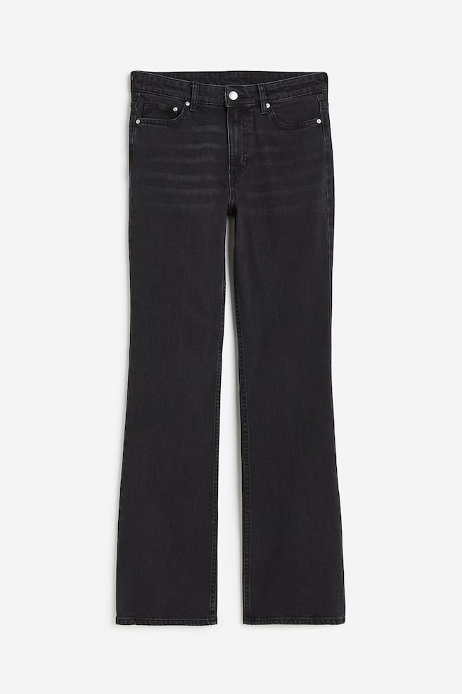 Bootcut High Jeans - Sort/Hvid/Lys denimblå/Denimblå - 2
