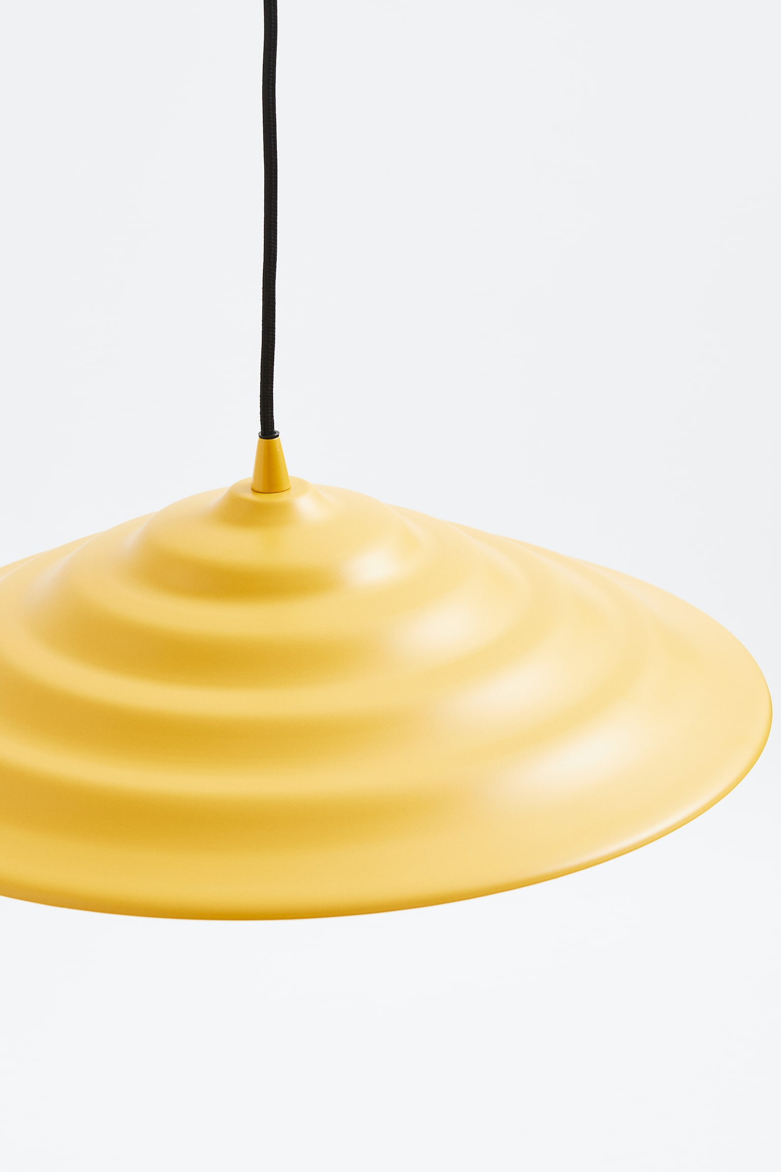 Metal pendant light - Yellow - 2