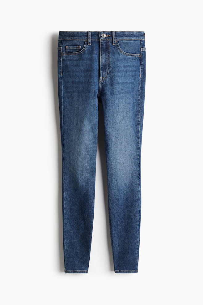 Ultra High Ankle Jegging - Denimblauw/Licht denimblauw - 1