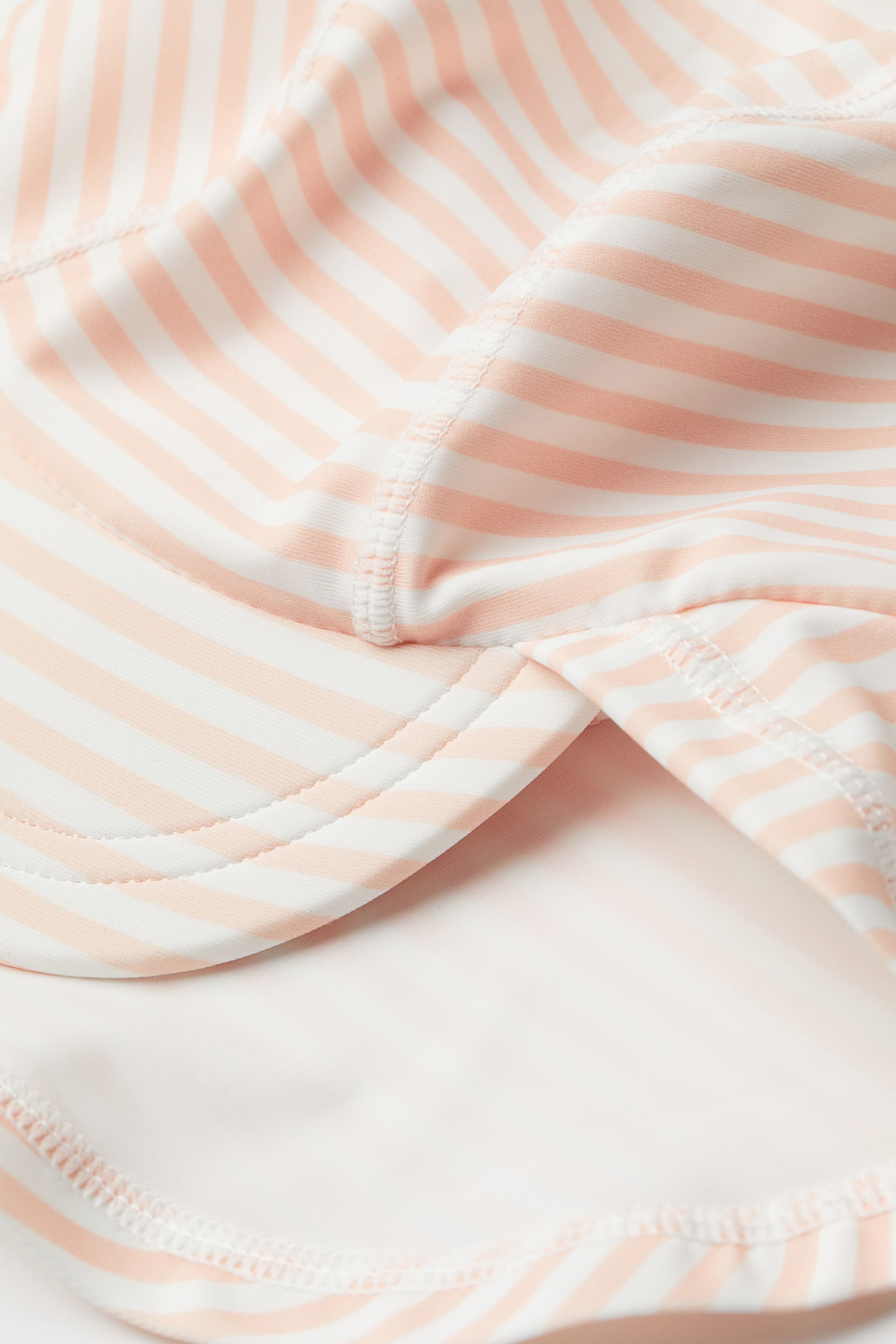 Swim Cap UPF 50 Apricot/white striped Kids H&M US