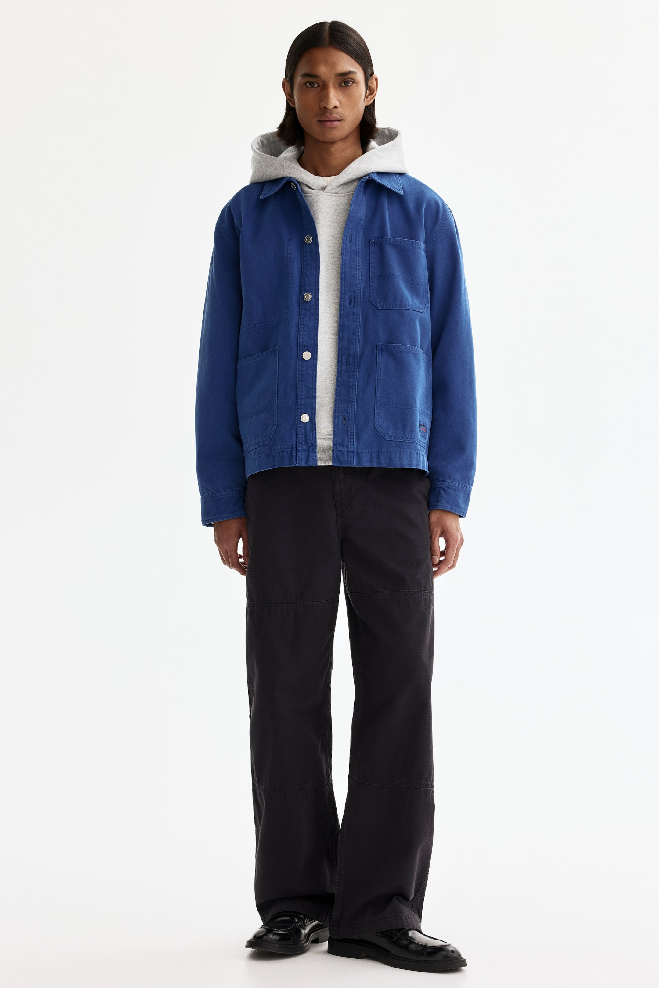 Zobacz większy obraz: Spodnie Relaxed Fit - Ciemnoszary - ON | H&M PL 1