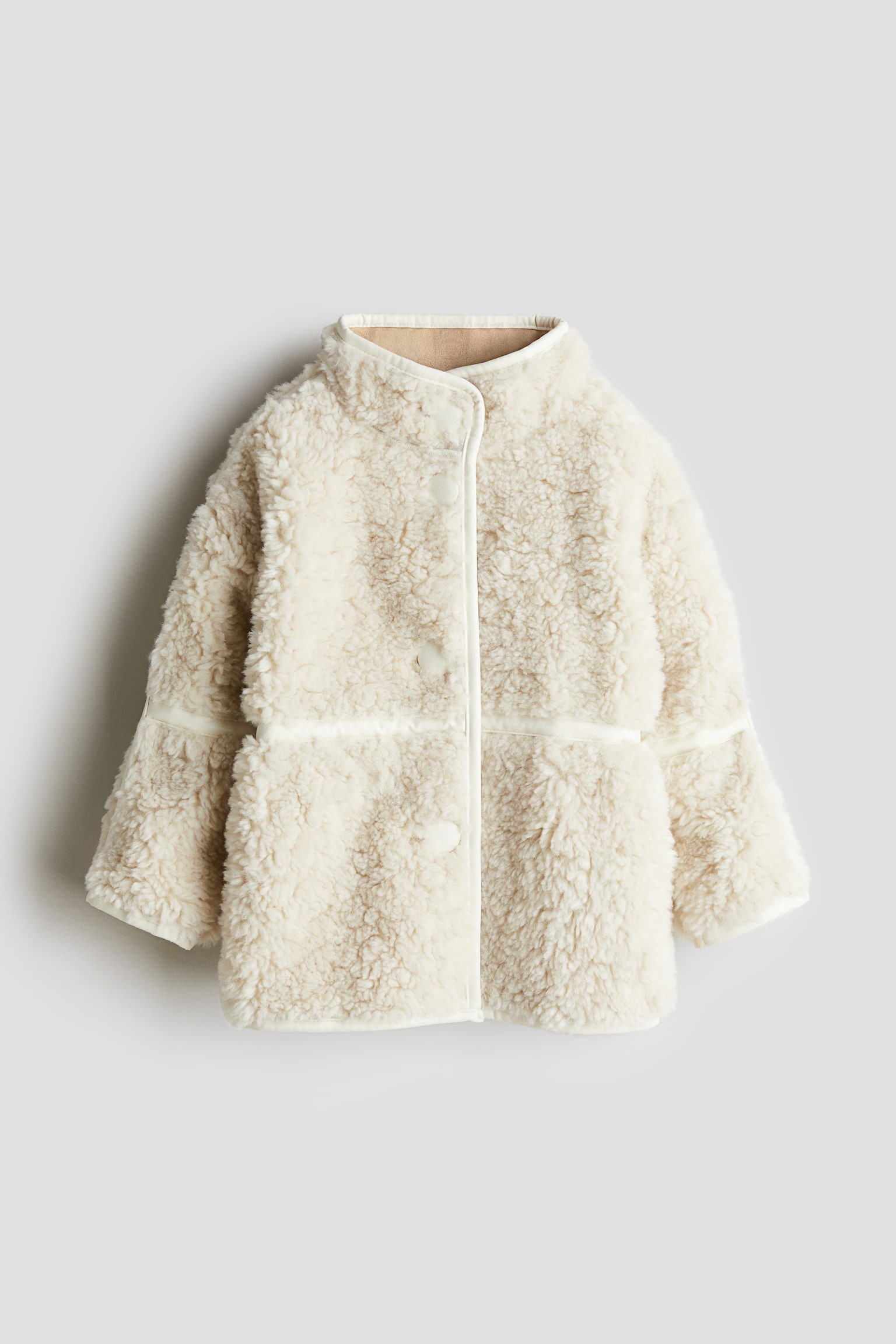 Fluffy jacket - Cream - 1