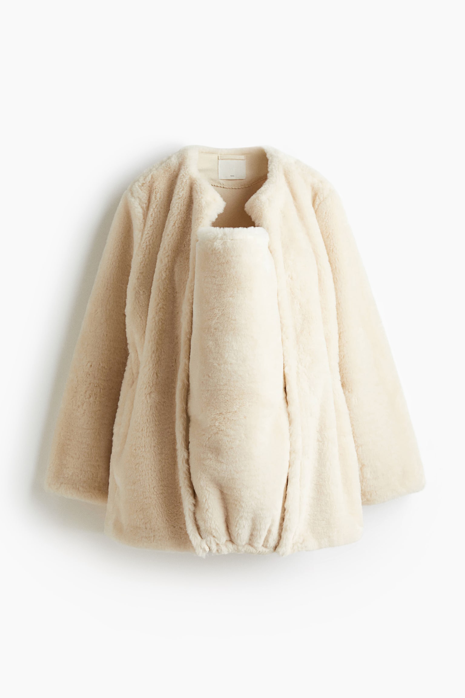 MAMA Before & After Babywearing jacket - Κρεμ/Σκούρο καφέ - 5