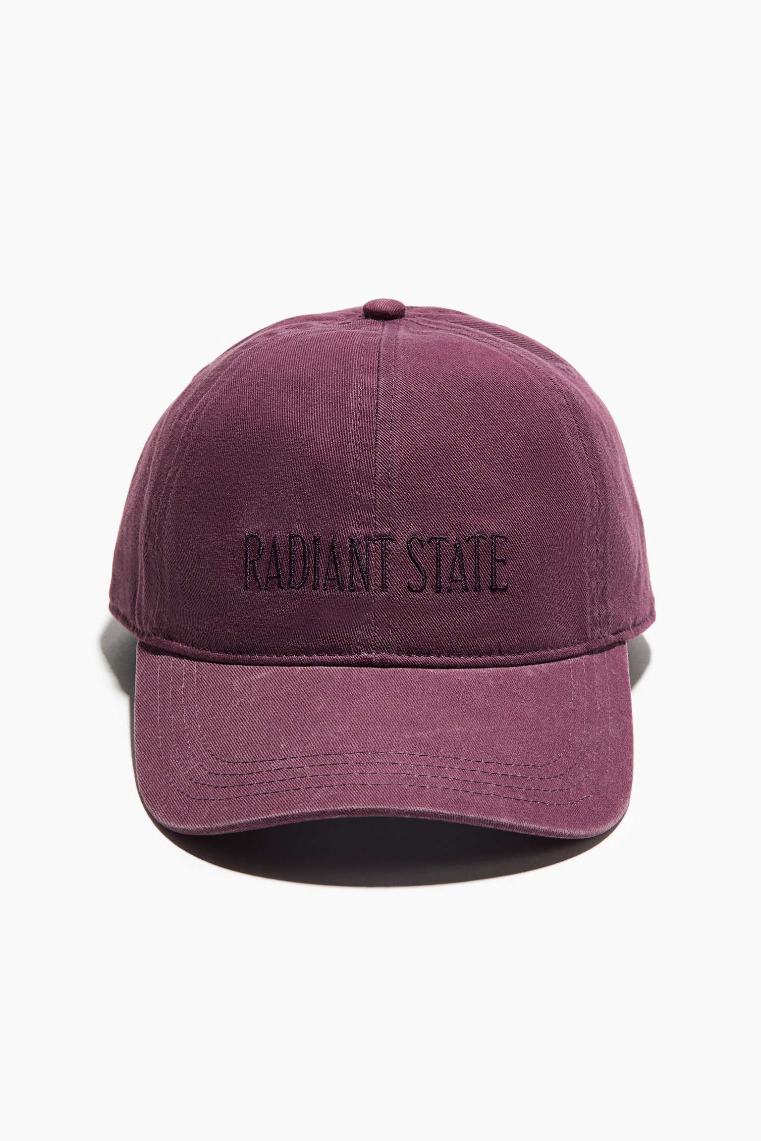 Pet van katoenkeper met motief - Auberginepaars/Radiant state/Washed guava/Aqua Aerobics
