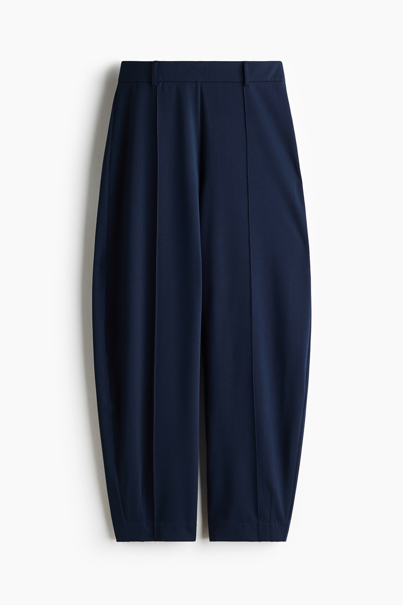 Jersey Barrel-Leg Pants - Navy blue/Black/Dark brown