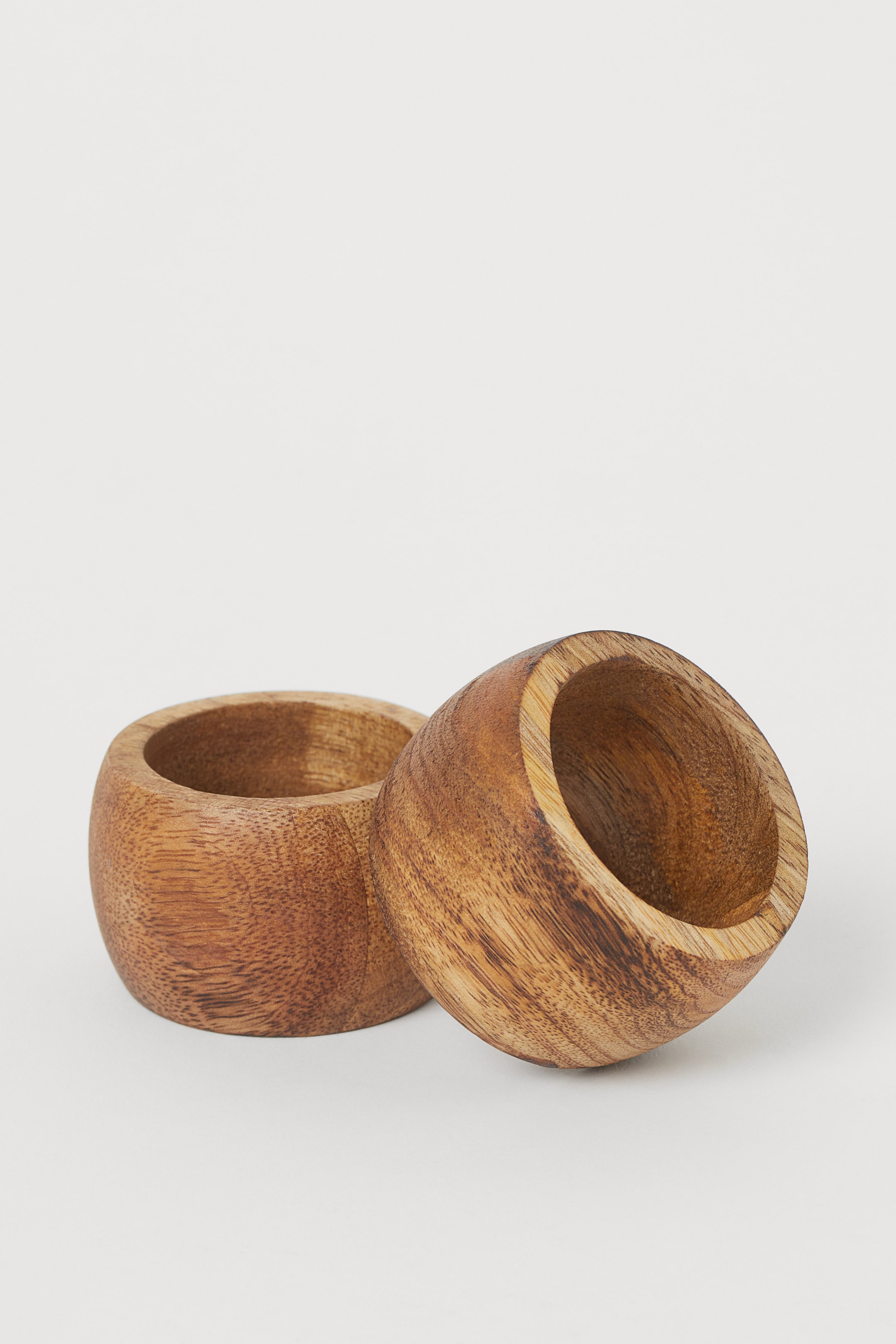 2-pack Wooden Napkin Rings