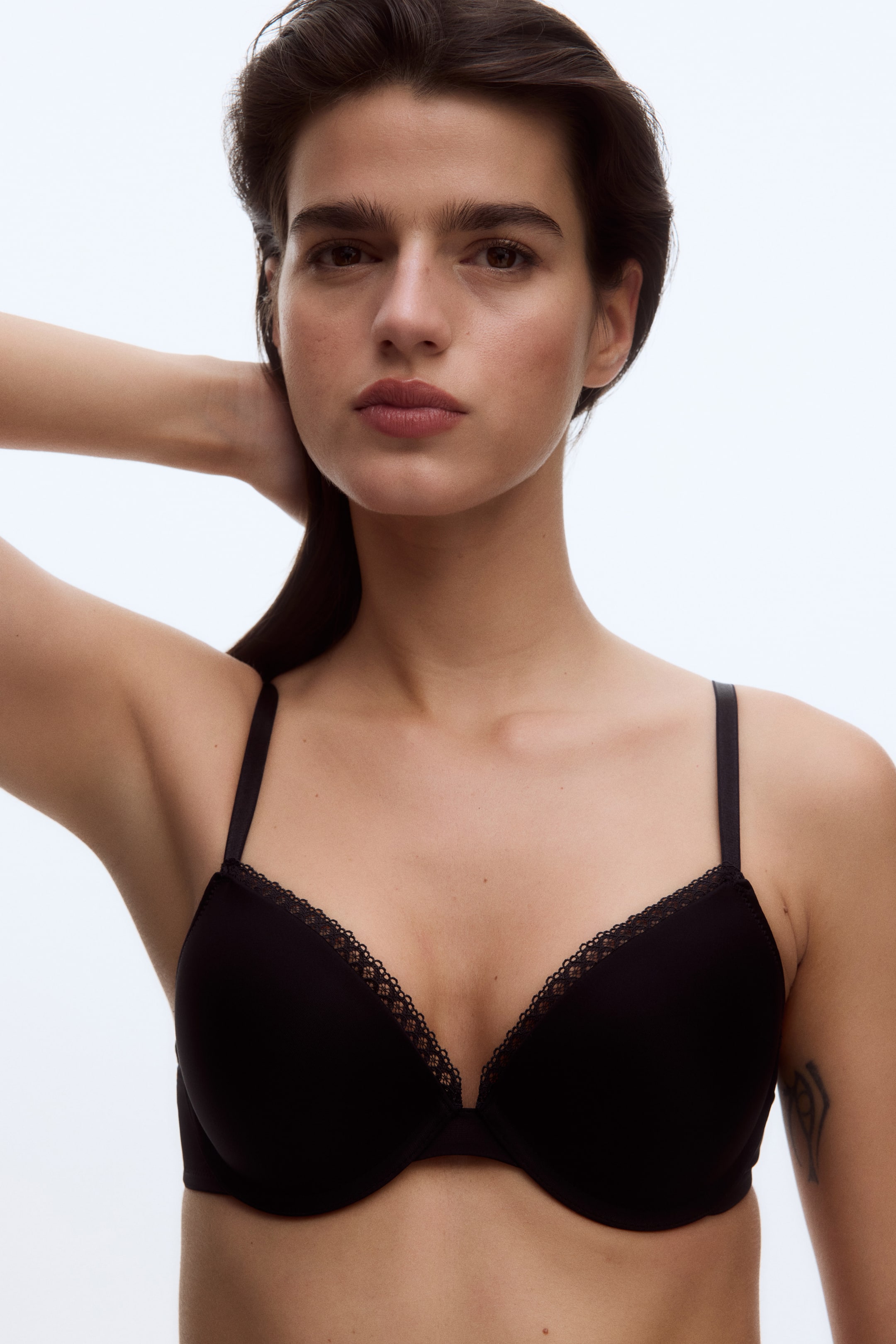 Ingrandisci l'immagine: Push-up in microfibra 2 pezzi - Nero/bianco - DONNA | H&M CH 2