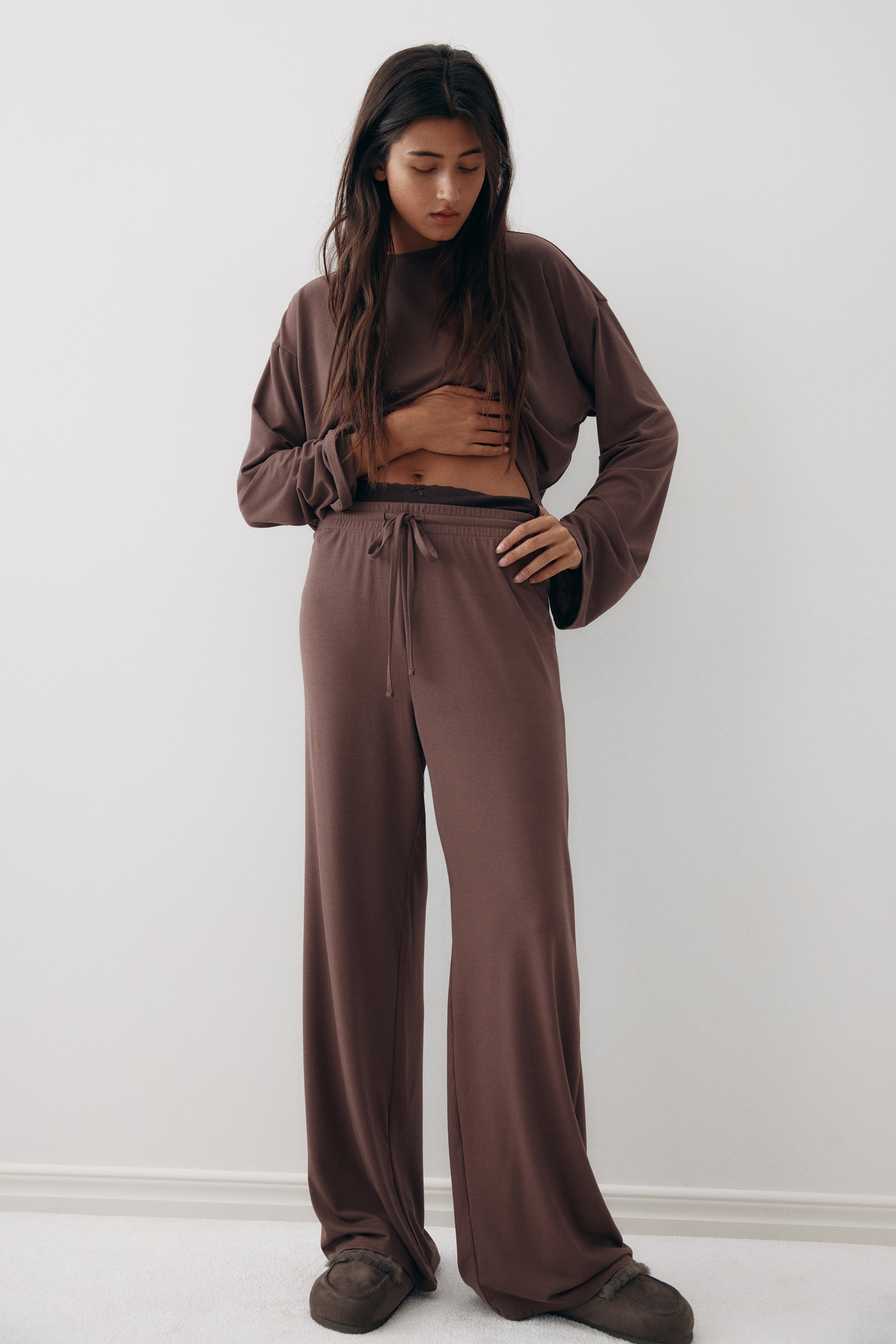 Viscose-blend pyjamas