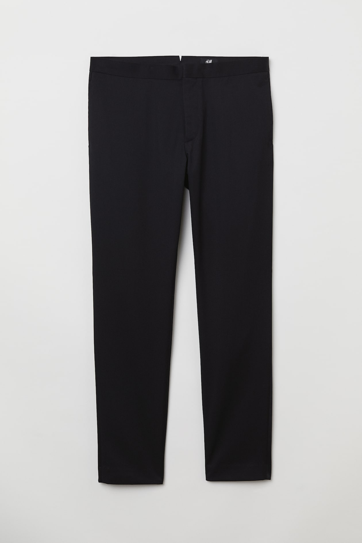 Slim Fit Tuxedo Pants - Long - Black - Men | H&M US